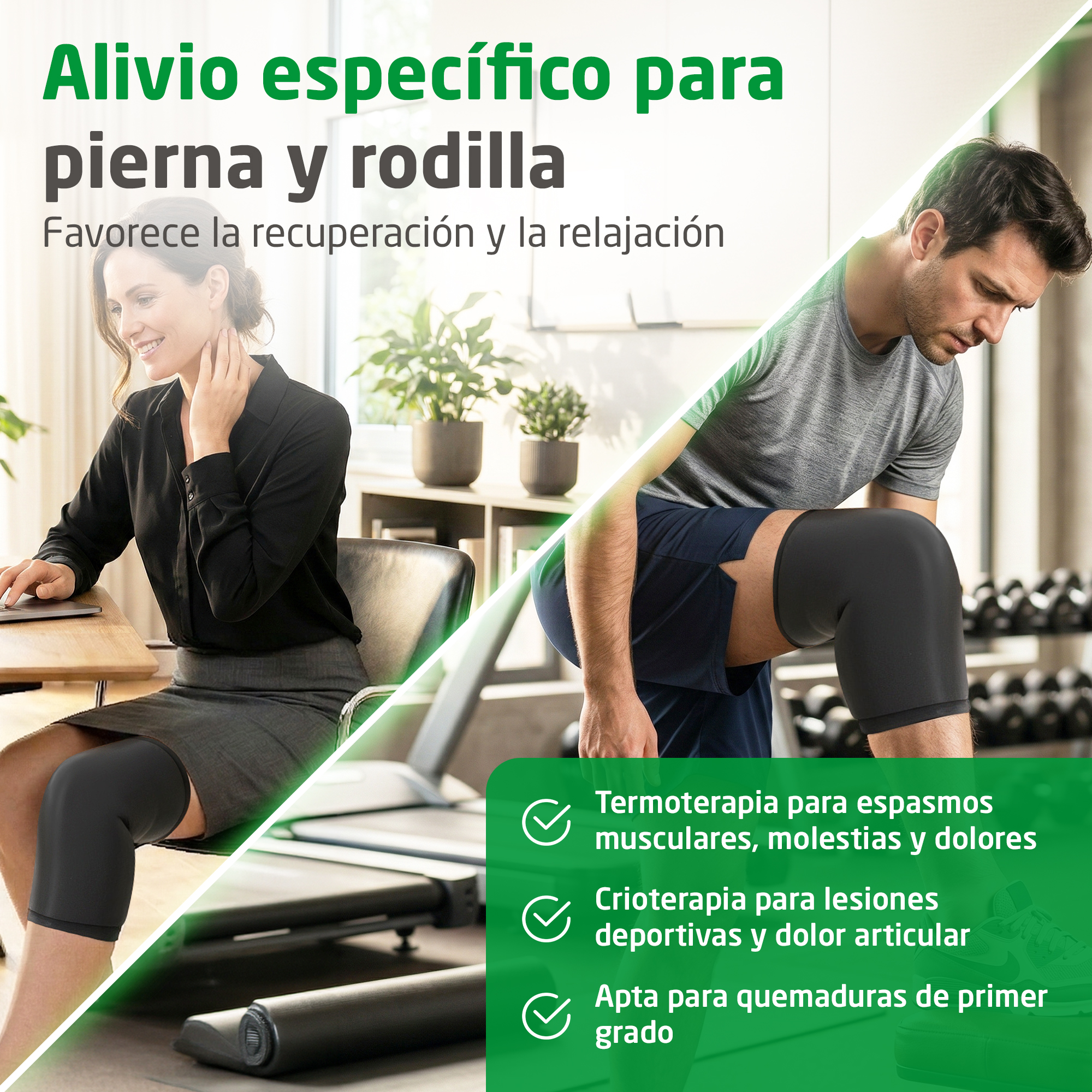 GP 105 | Compresa térmica y fría para la pierna