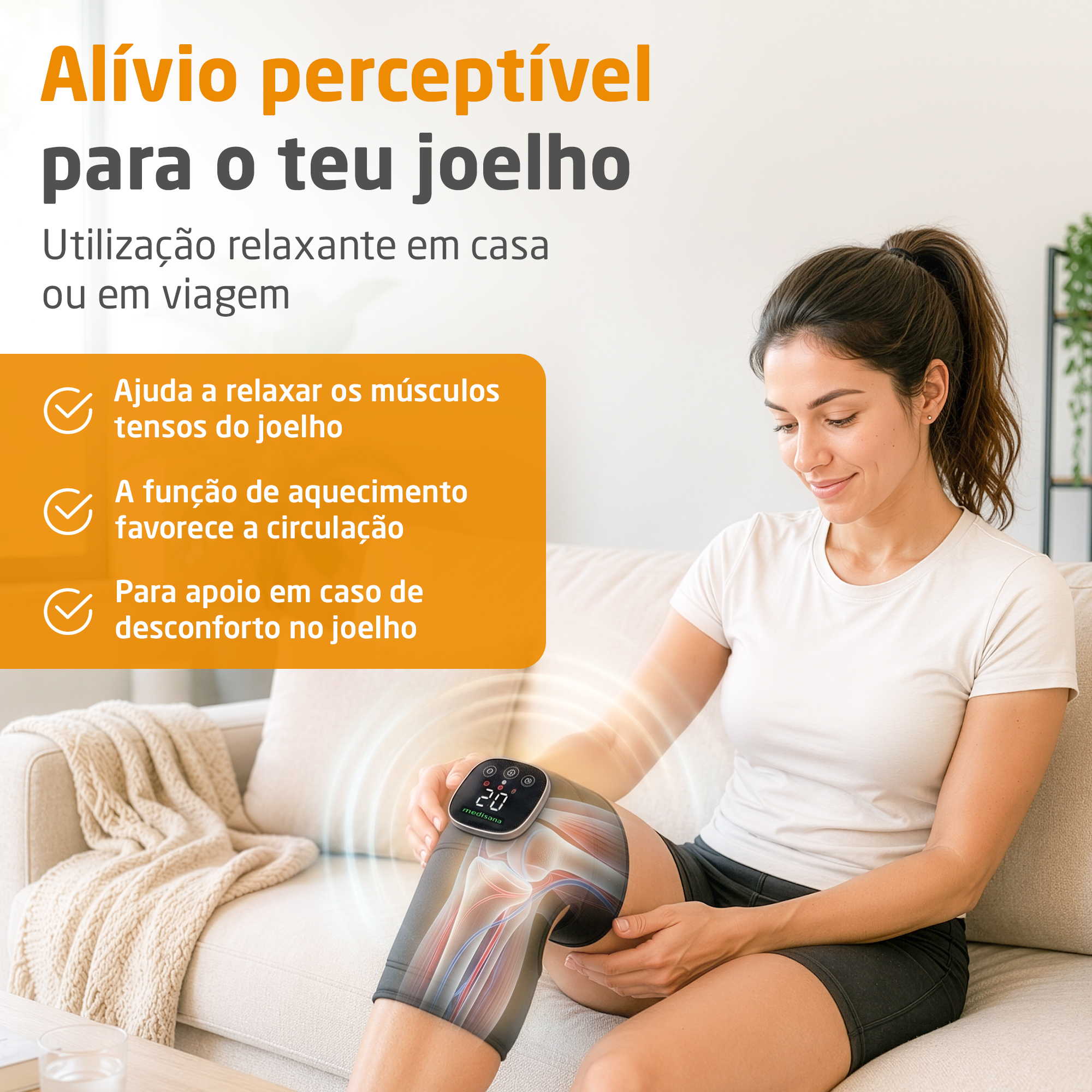 Cordless Vibrating Knee Massager | KM 100