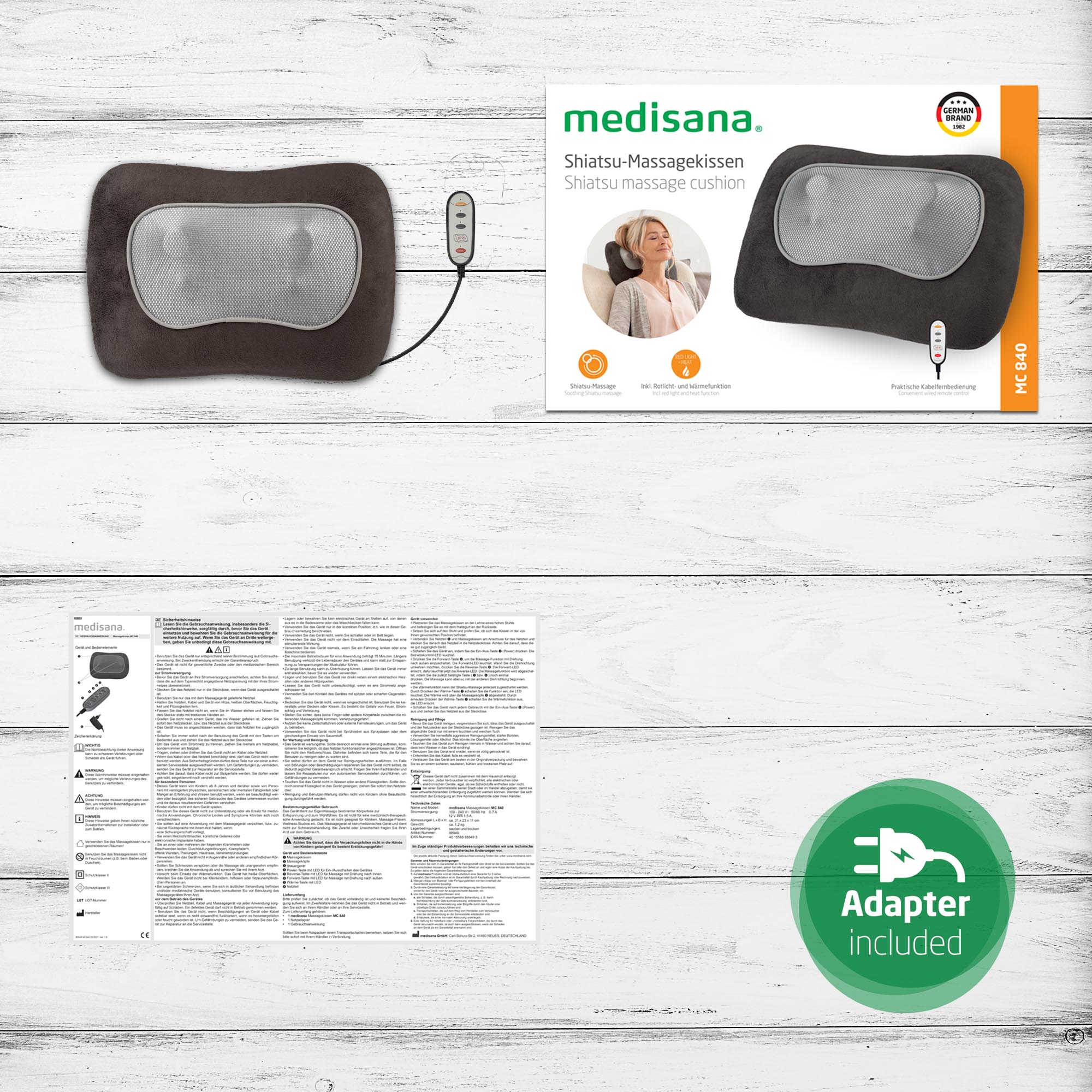 MC 840 | Shiatsu-massagekussen
