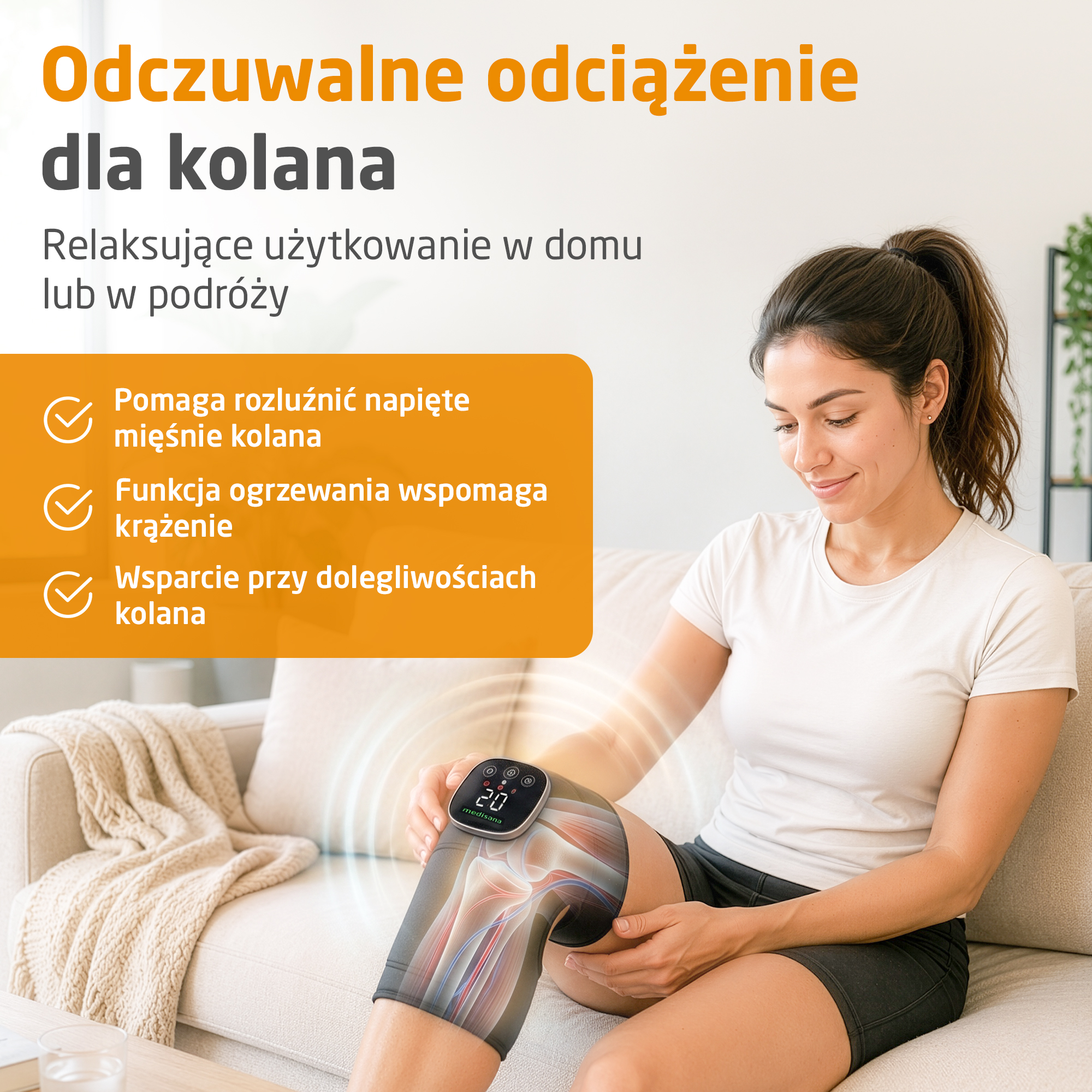 Cordless Vibrating Knee Massager | KM 100