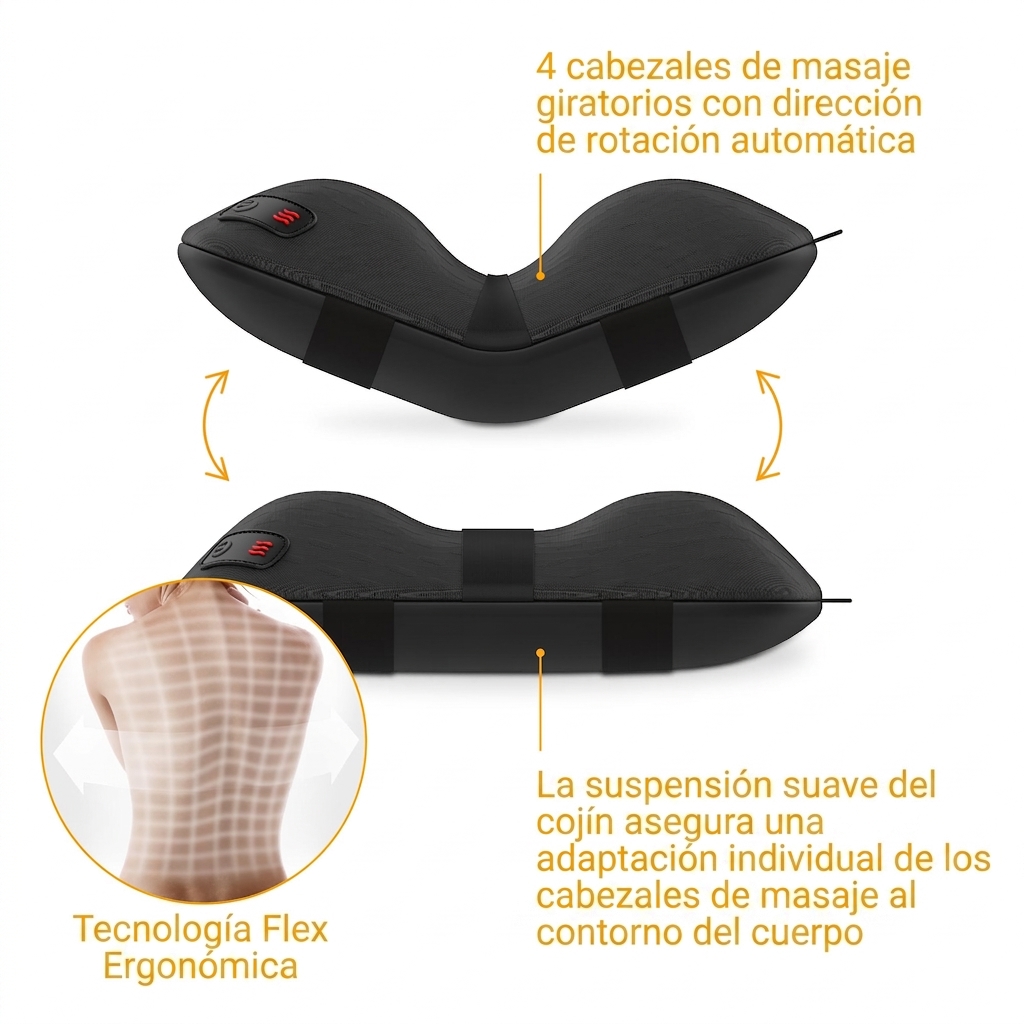 CL 300 | Cojín de masaje Shiatsu Contour