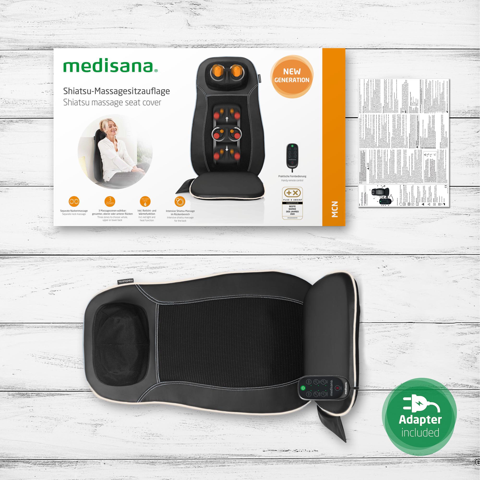 MCN beige | Shiatsu massagekussen