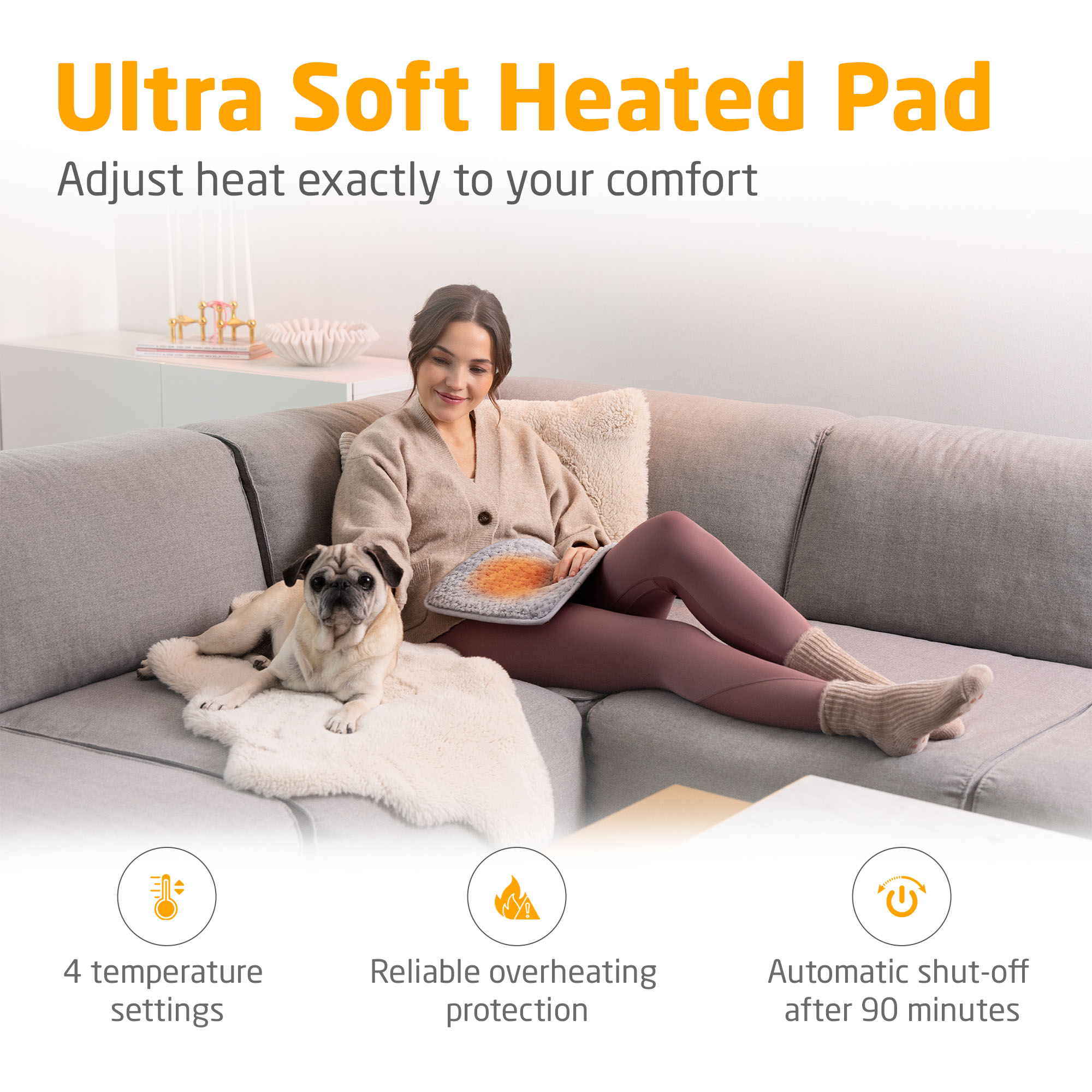 HP 516 | Heated pad | light grey