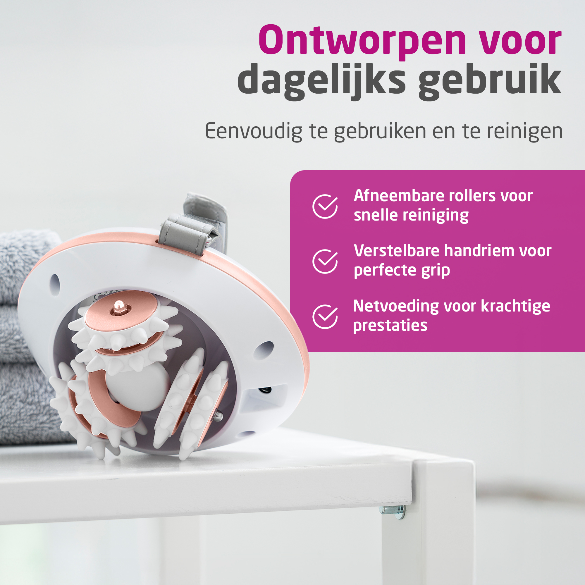 medisana AC 860 cellulitis-massageapparaat