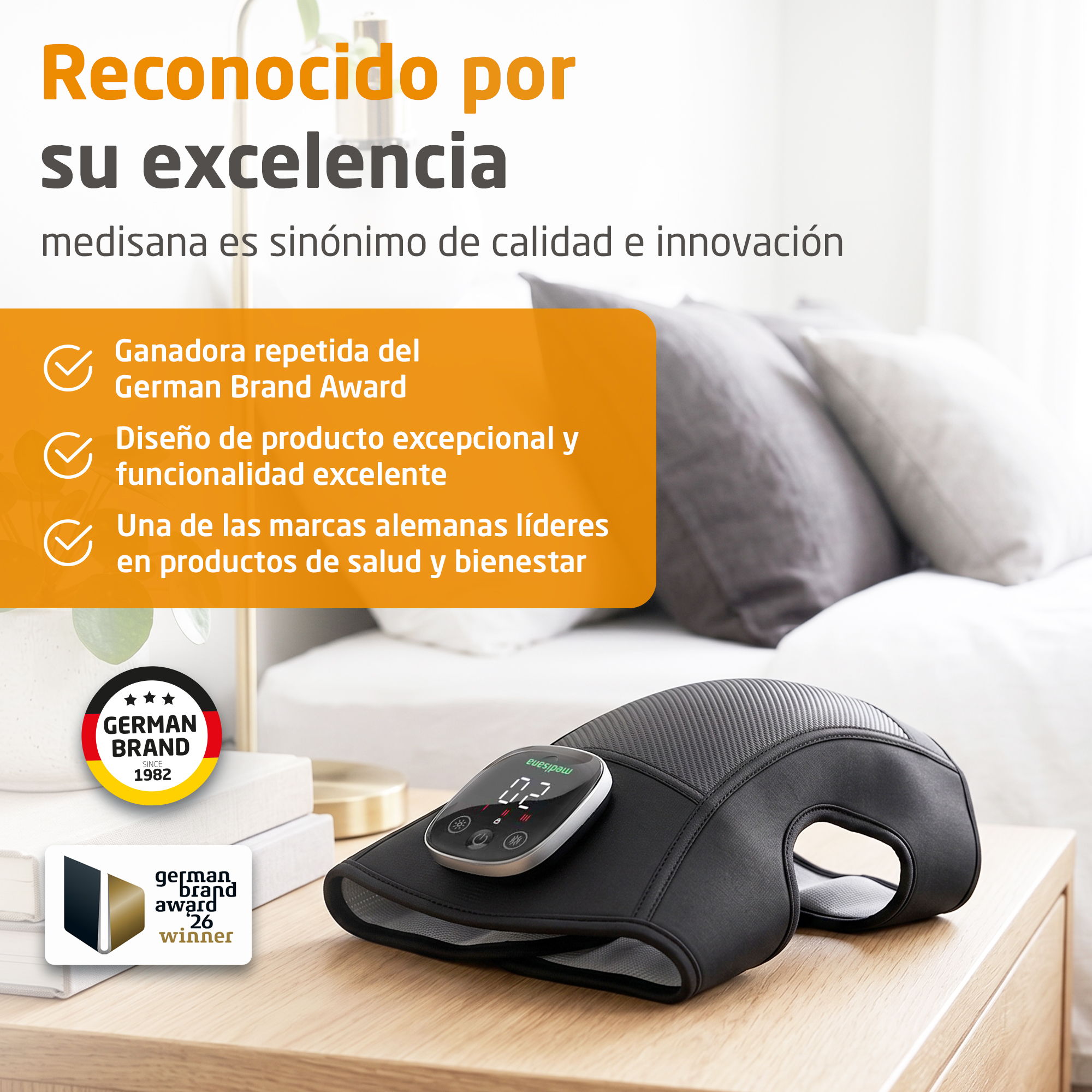 Aparato de masaje por vibración para rodillas sin cables | KM 100