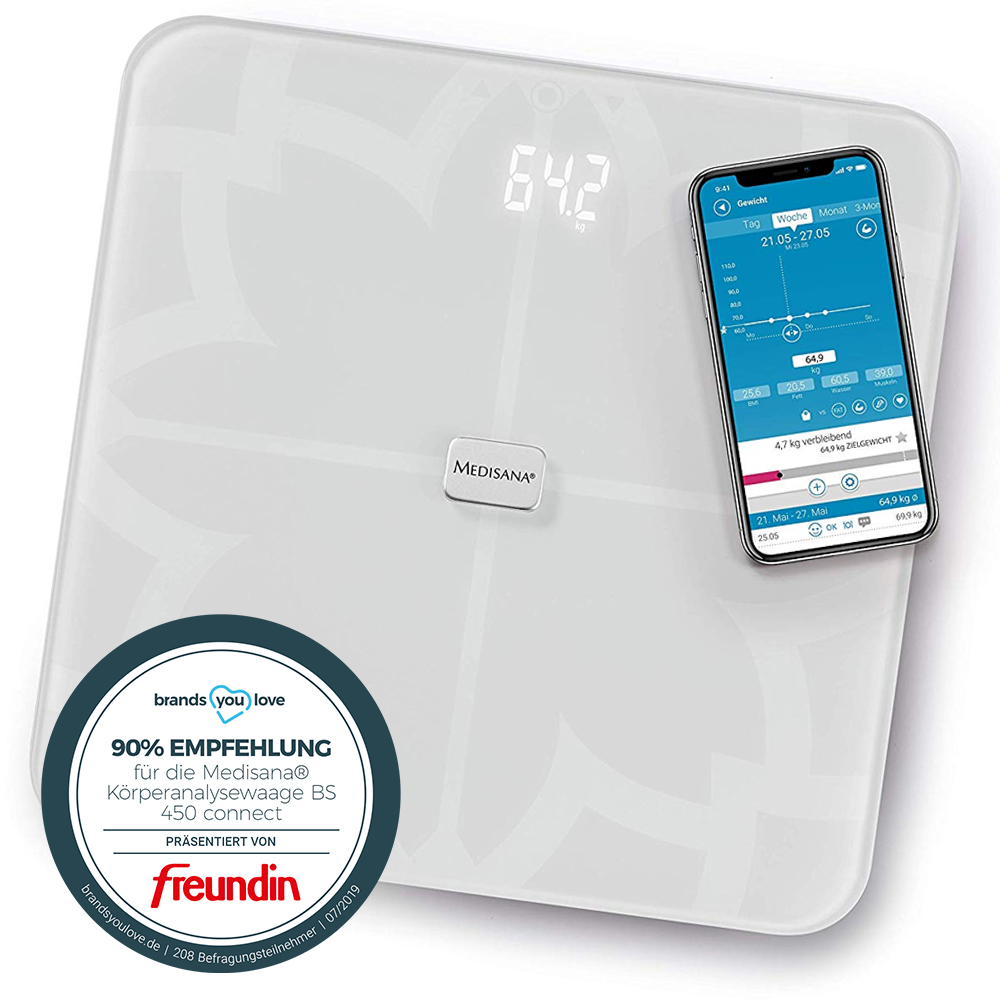 medisana BS 450 Connect - Báscula de análisis corporal