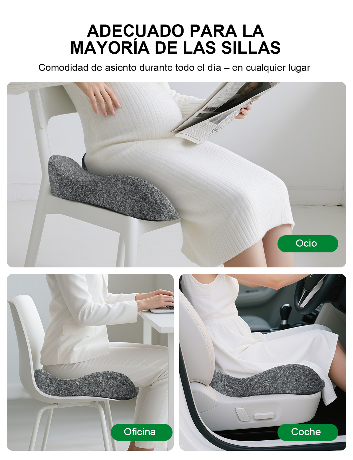 medisana MC 100 Cojín de asiento ergonómico