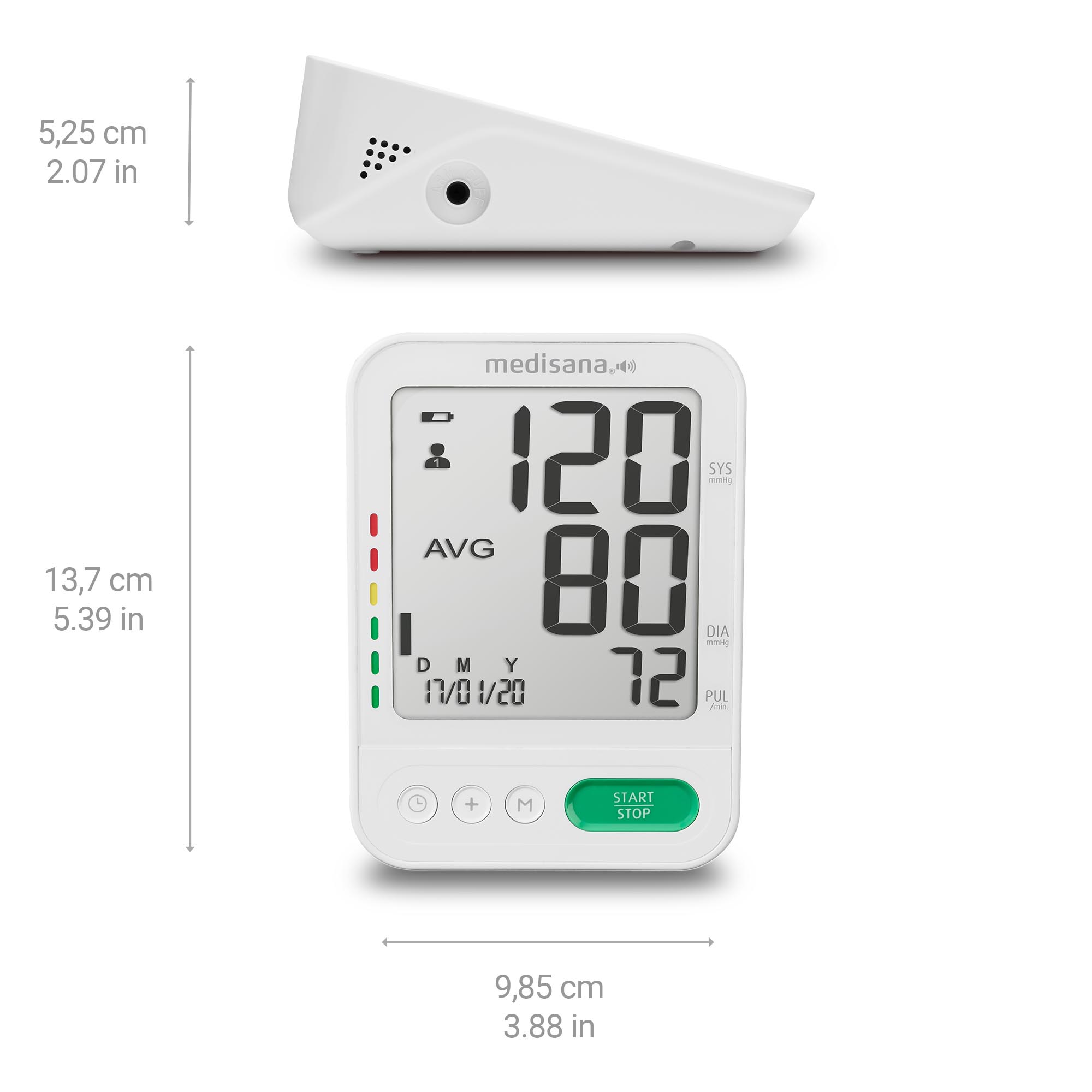 92d4b9f0ec4e55d474e1cfbbe9859152 BU 586 Voice | Upper arm blood pressure monitor