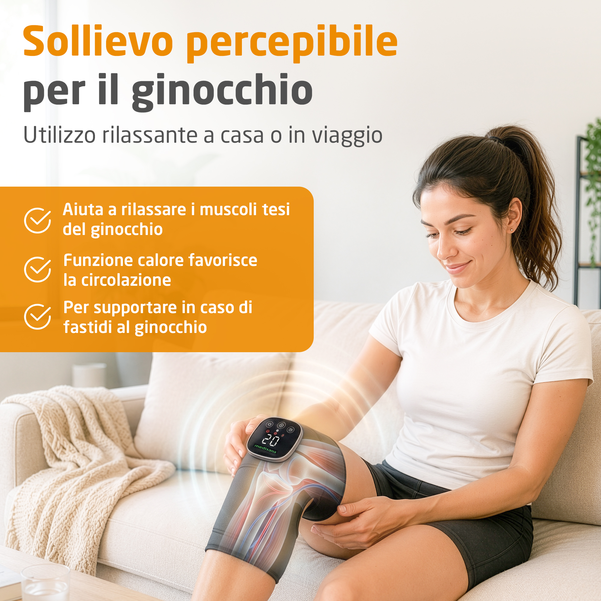 Cordless Vibrating Knee Massager | KM 100