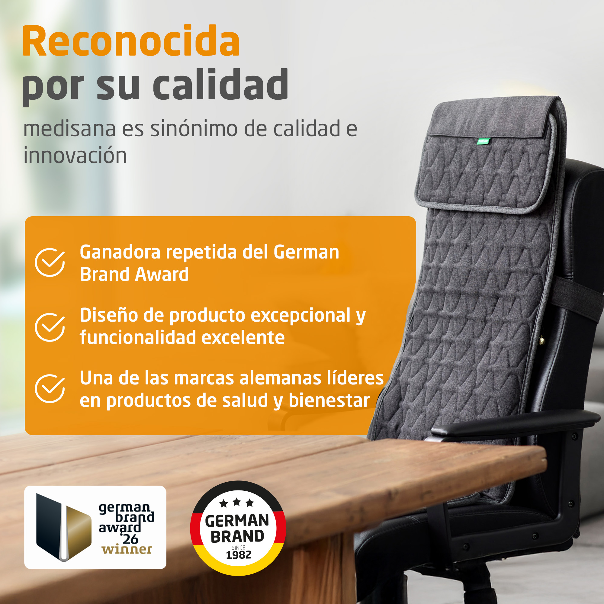 MC 700 | Cojín de masaje para asiento