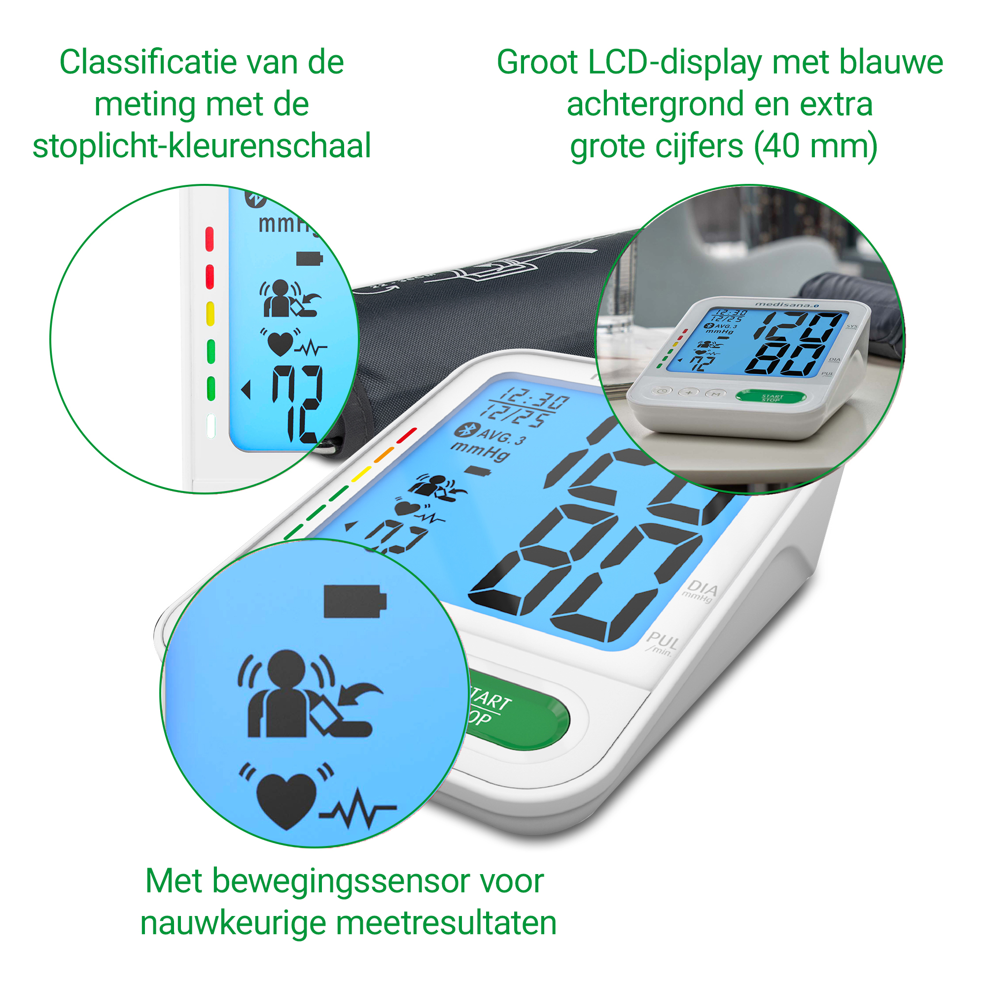 BU 584 connect | Bloeddrukmeter voor de bovenarm
