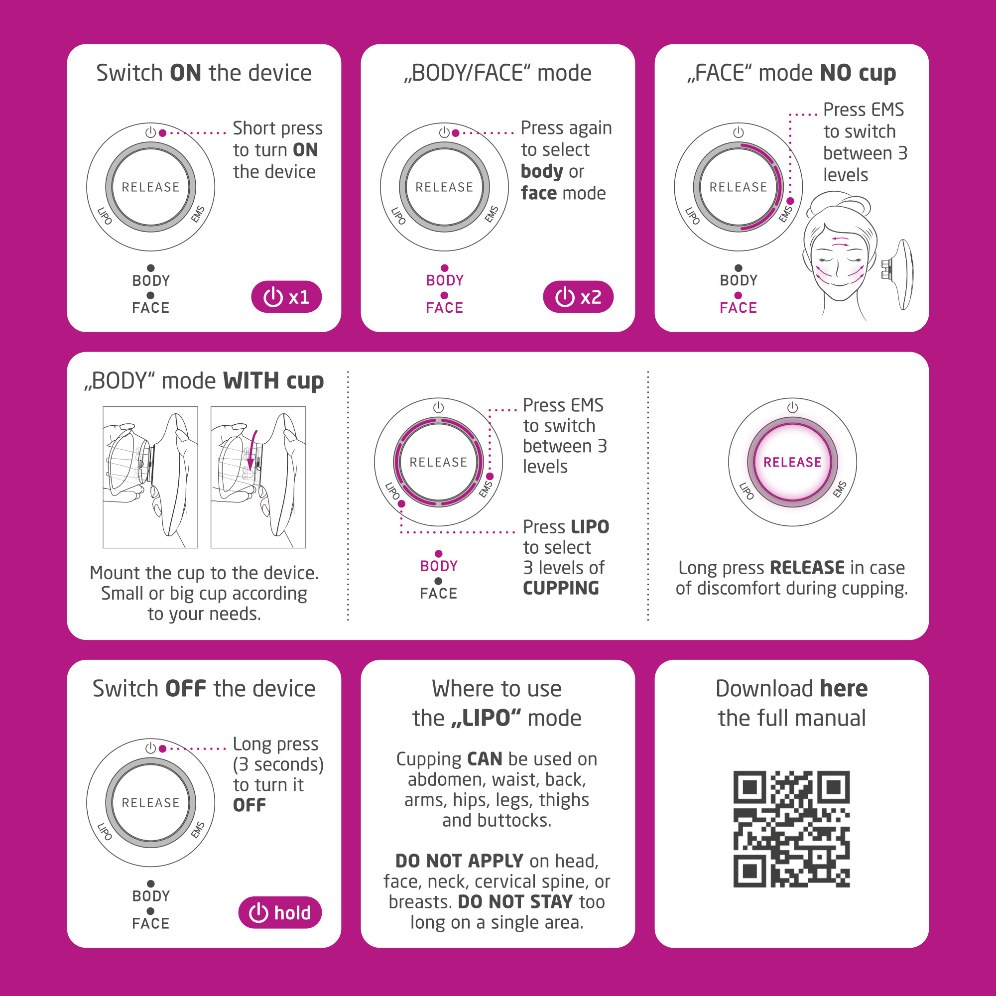 VC 150 | Masajeador de ventosas VC 150 | Masajeador de ventosas