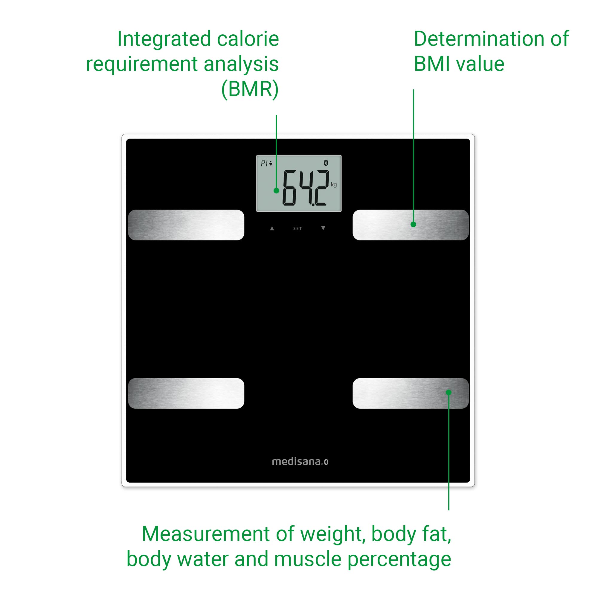 db6a0ddd926bd6e903f048e3f6a2168a BS A41 connect | Body Analysis Scale