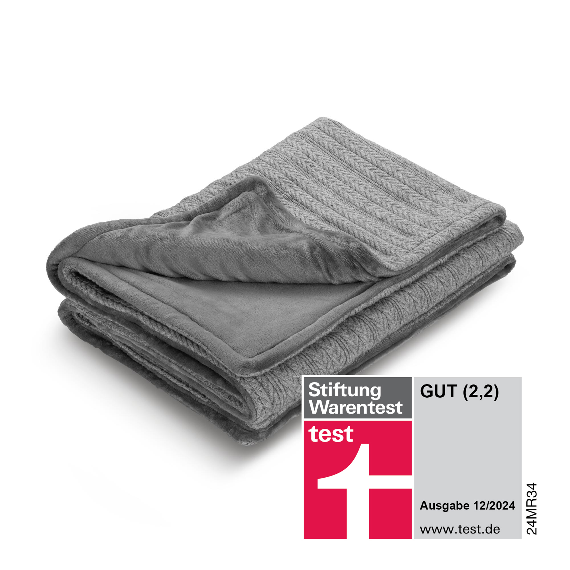 HB 680 | Knitted Cozy Heated Blanket