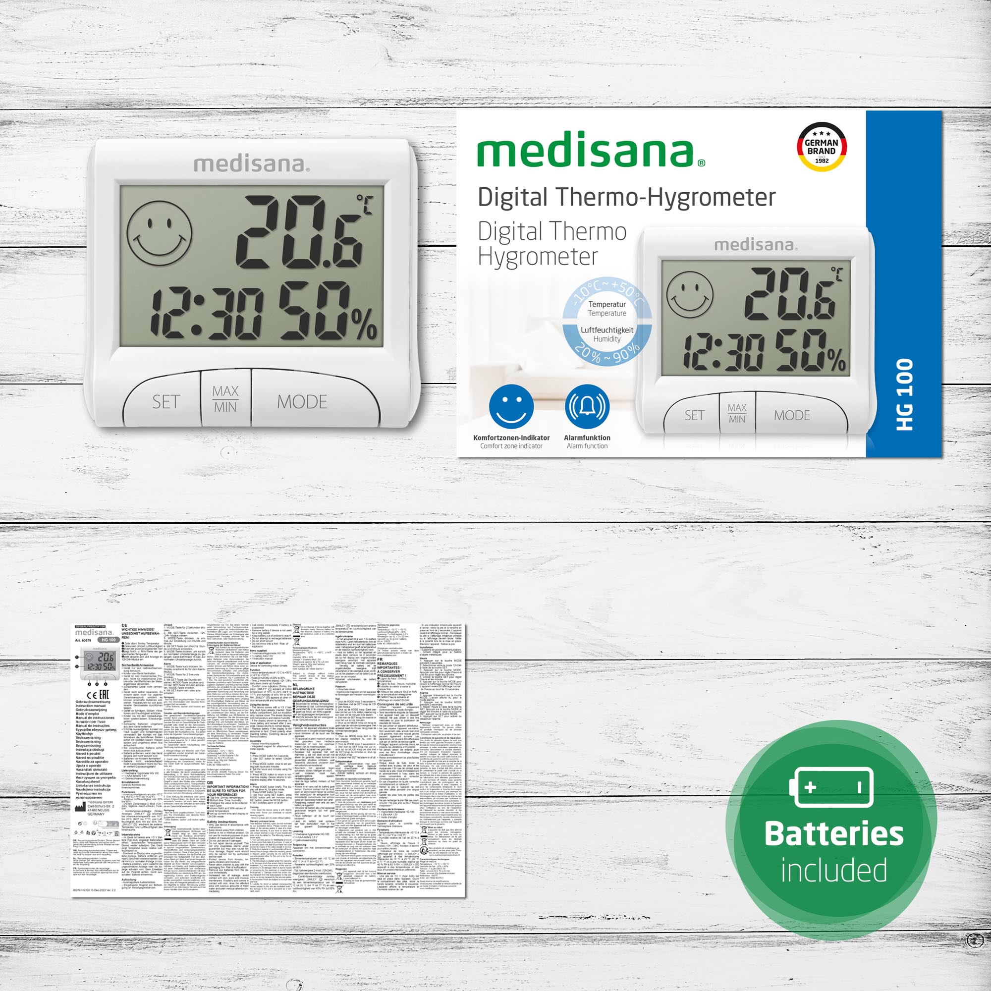 HG 100 | Digital Thermo Hygrometer