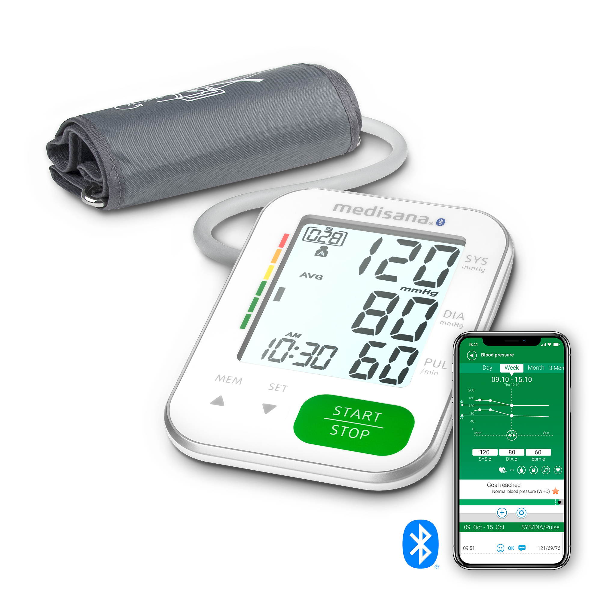 BU 570 connect | Upper-arm blood pressure monitor
