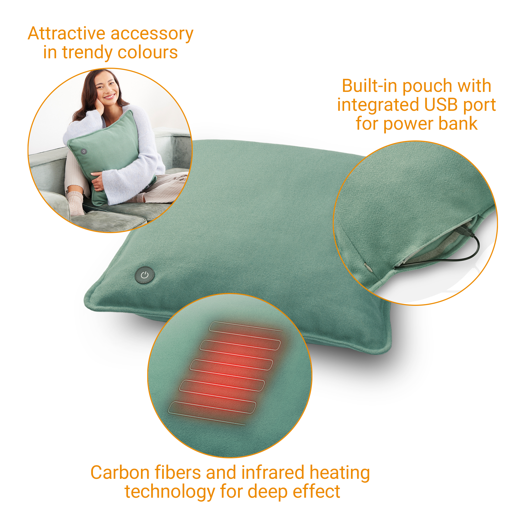 HC 250 | Heated Cushion - green