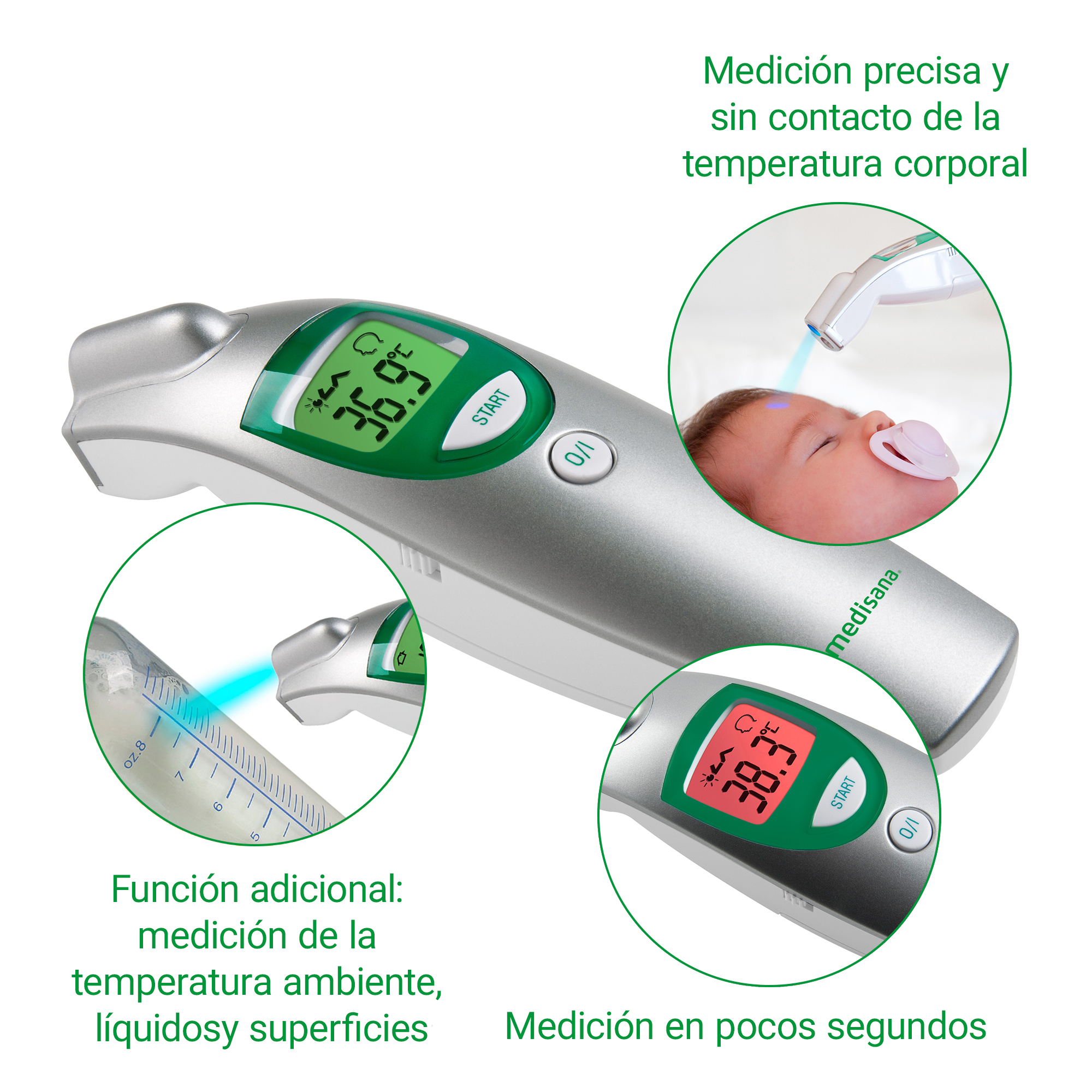 FTN | Termómetro de fiebre por infrarrojos