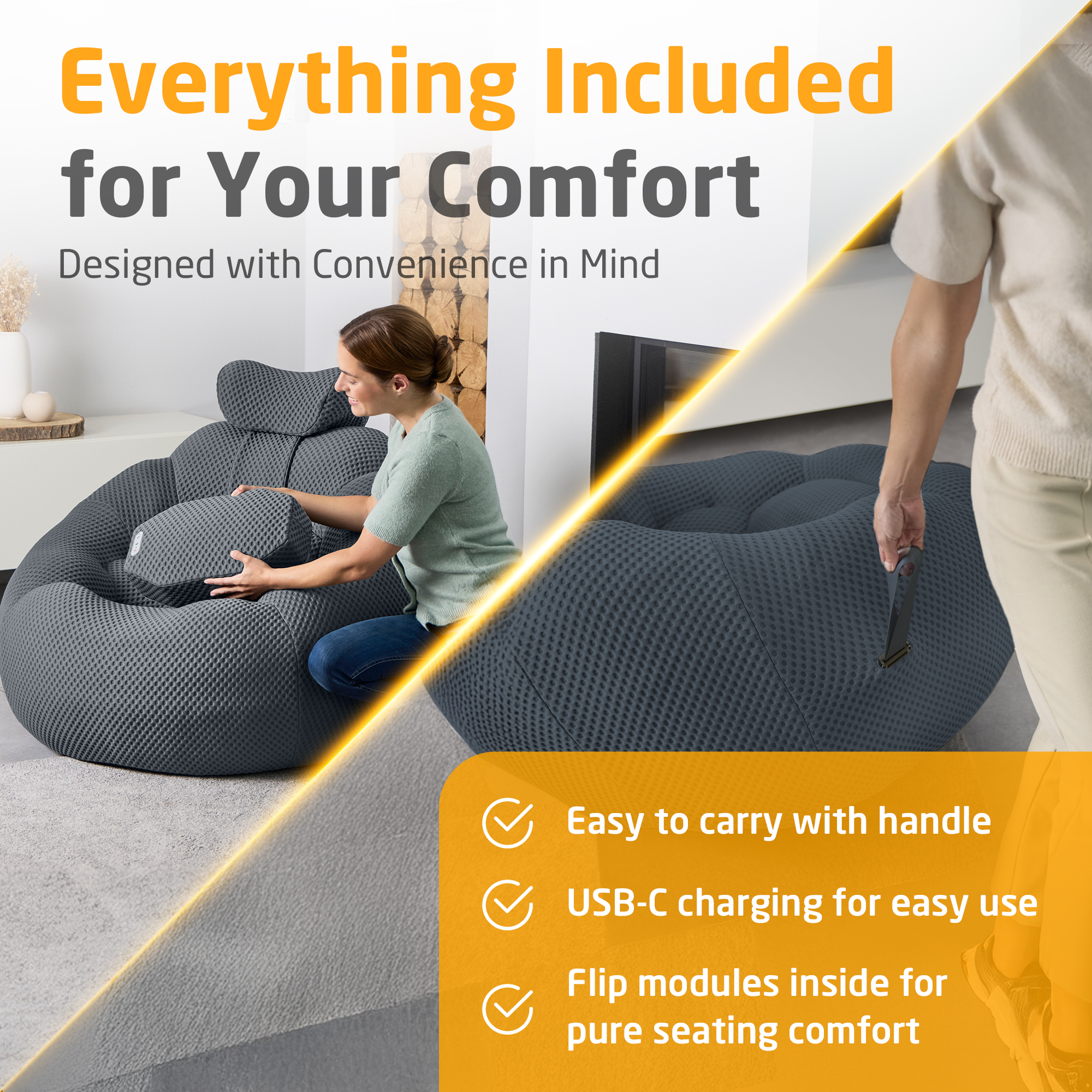 RS 150 | Bubble Sofa - dark grey