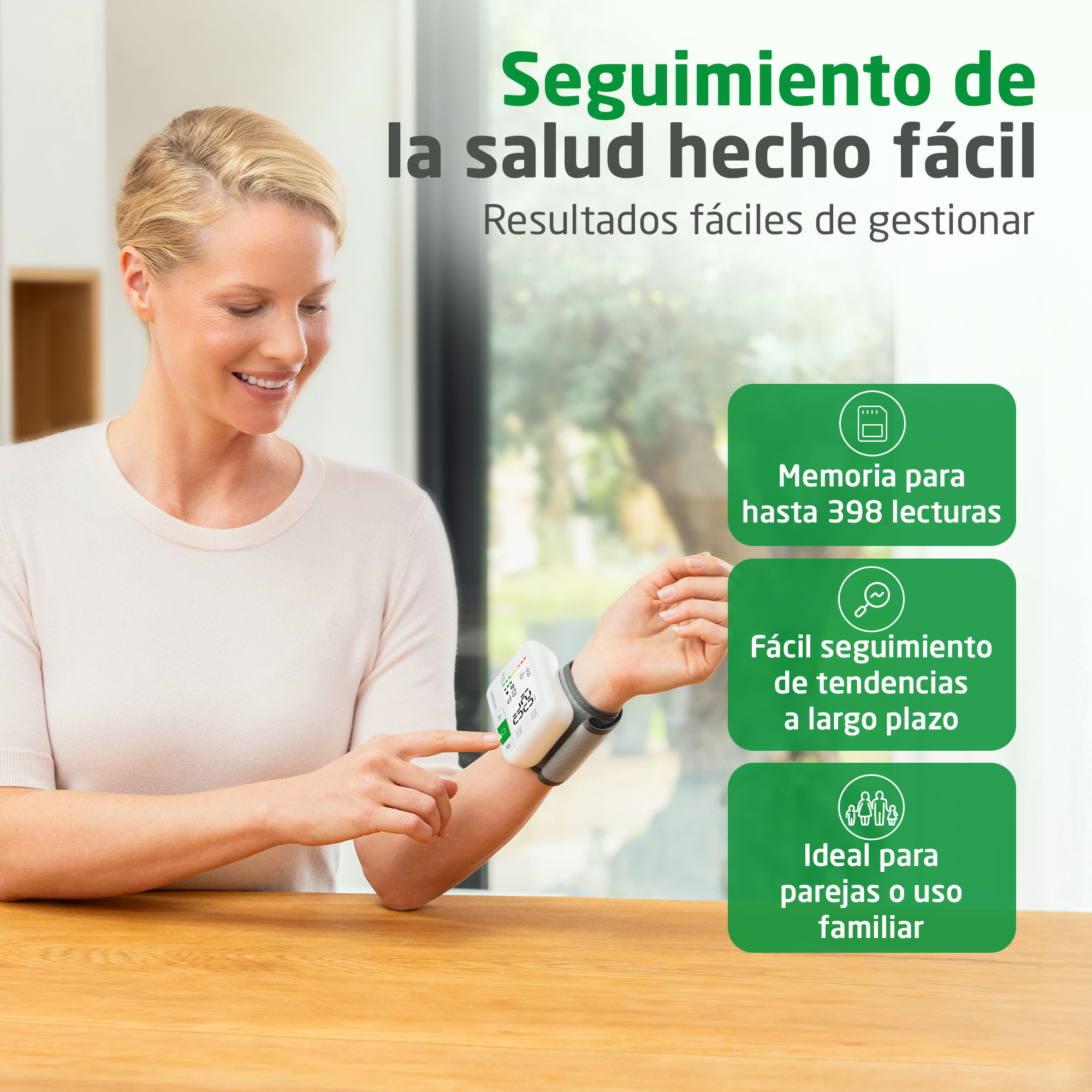 medisana BW 355 Tensiómetro de muñeca