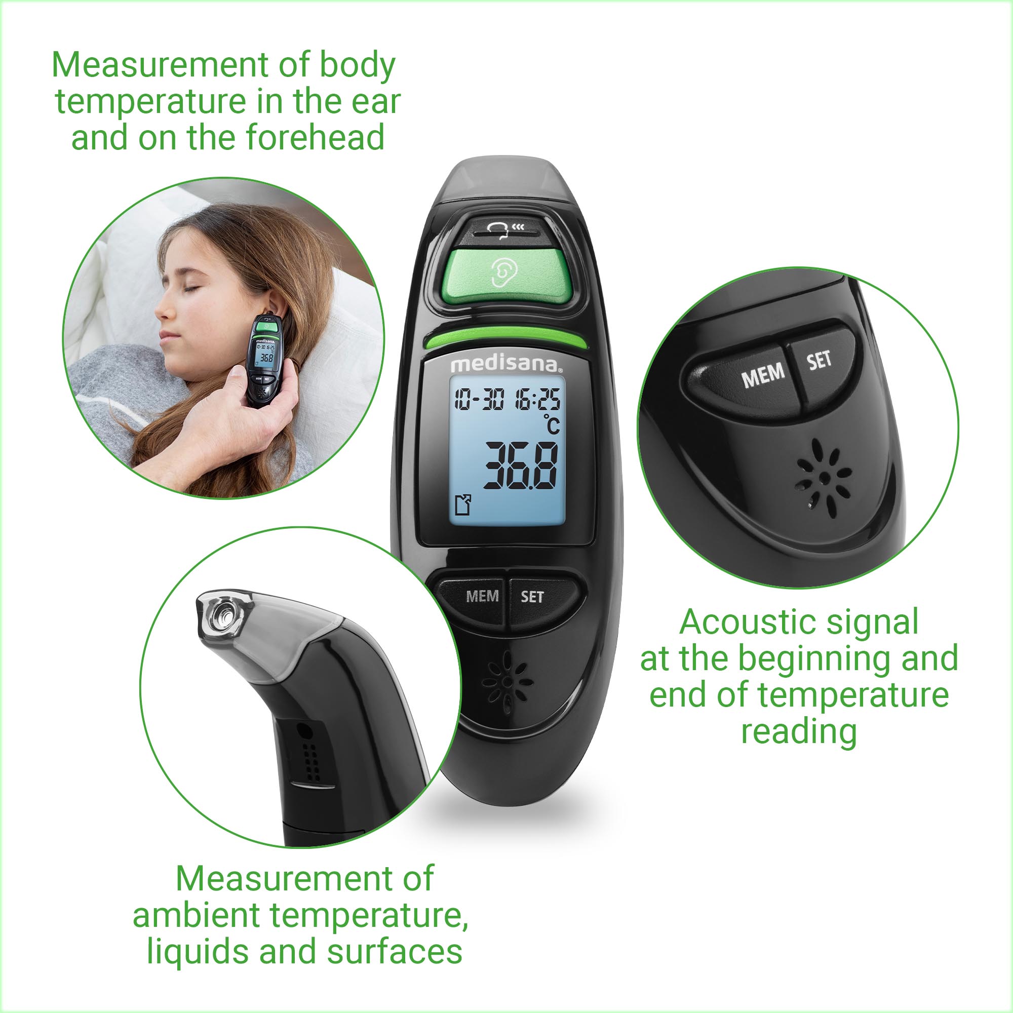 TM 750 | Multifunctionele infrarood thermometer