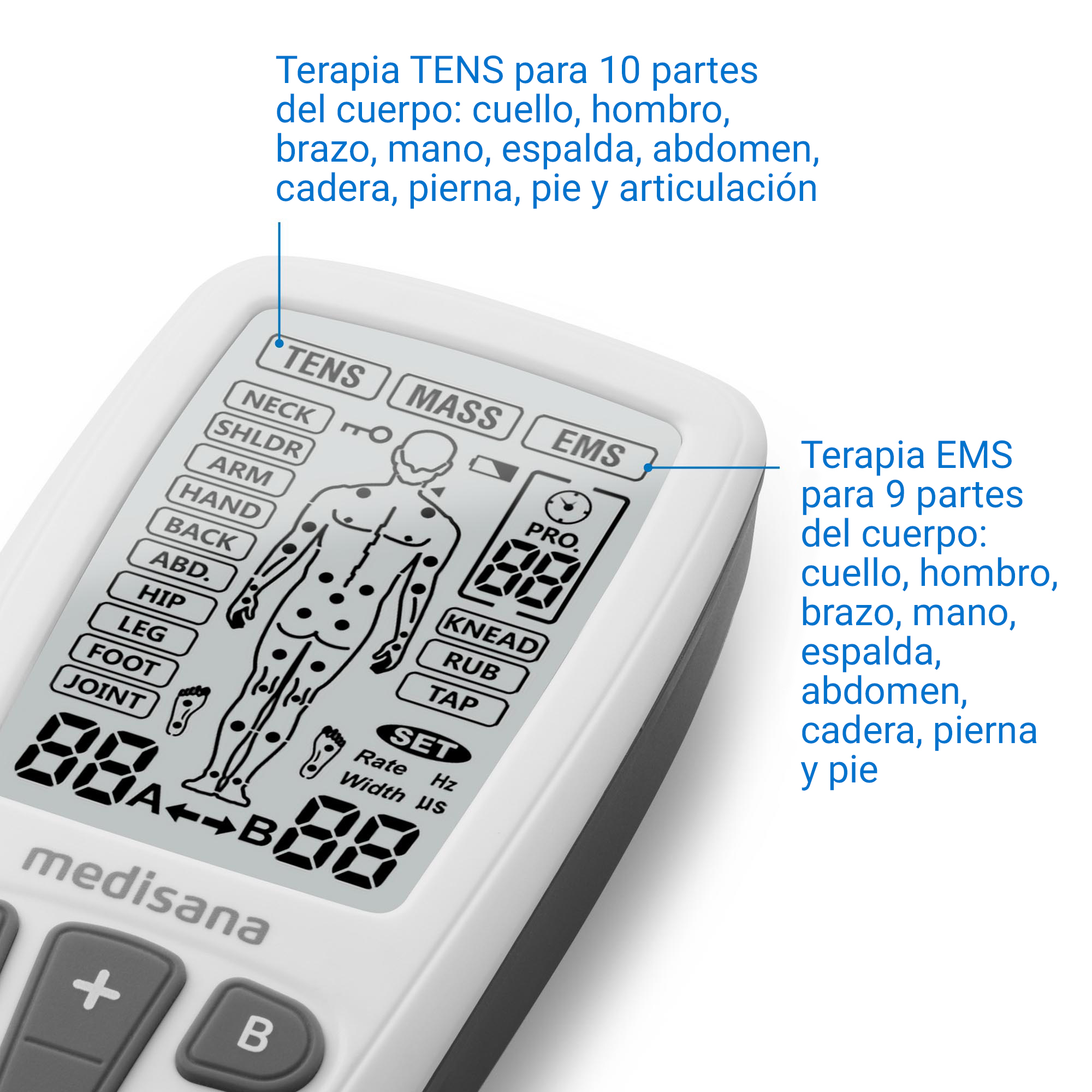 TT 200 | 3 en 1 dispositivo de electroterapia