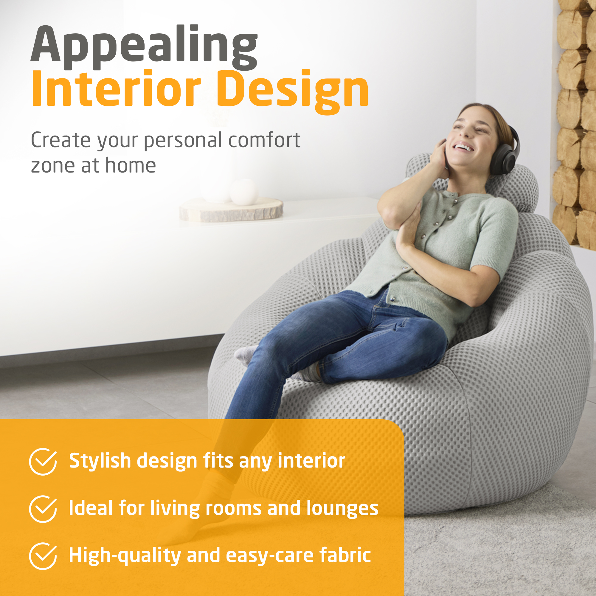 RS 100 | Bubble sofa - hellgrau