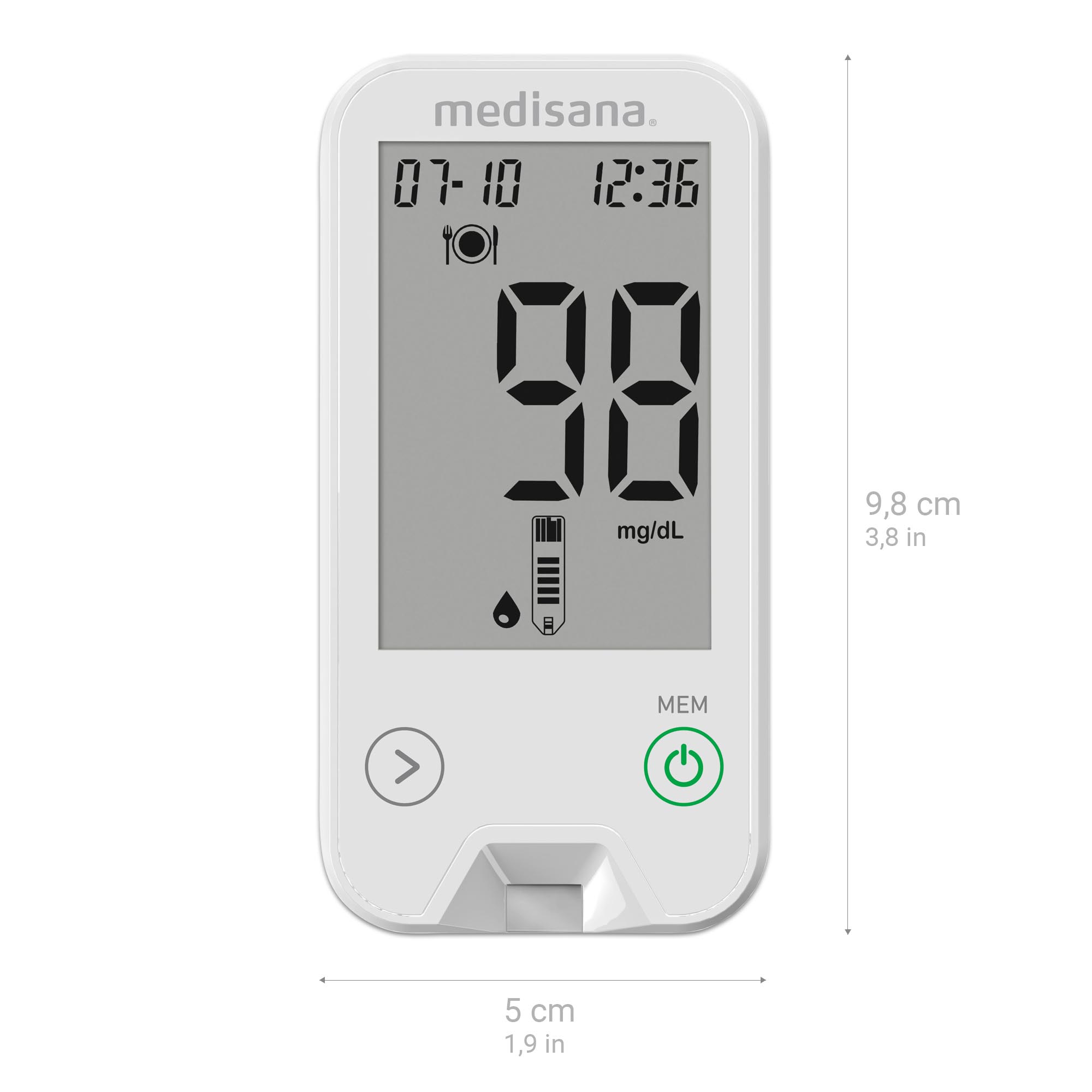 MediTouch 2 mg/dL | Glucómetro