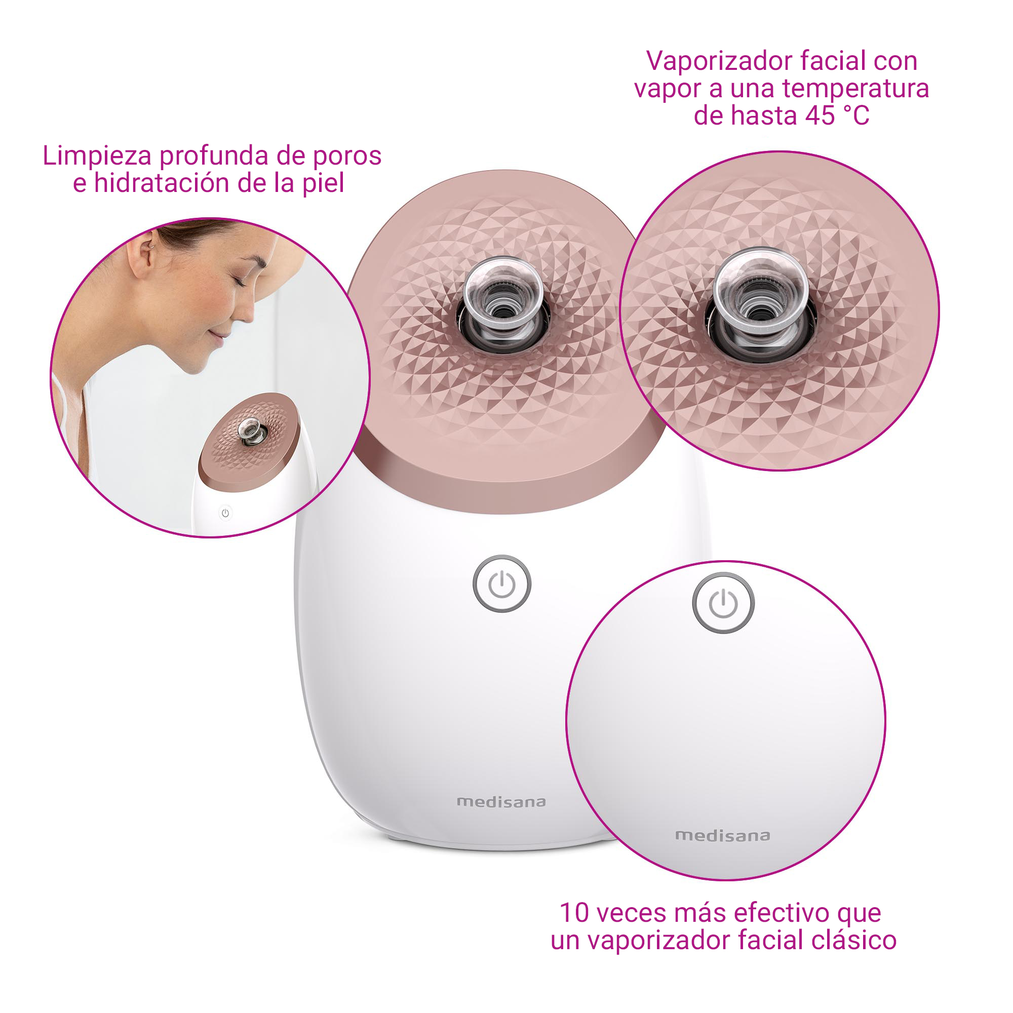 DS 600 | Sauna facial de nanoiones