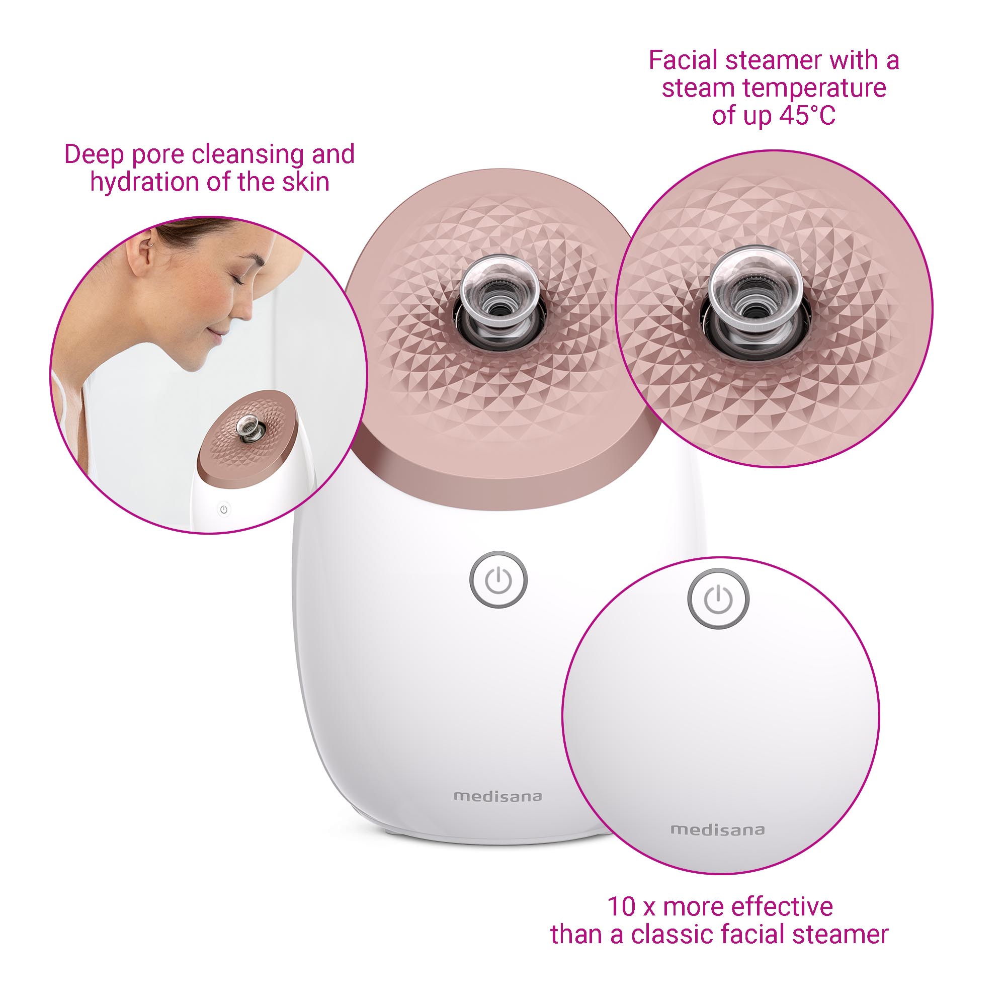 DS 600 | Nano-ionic facial steamer