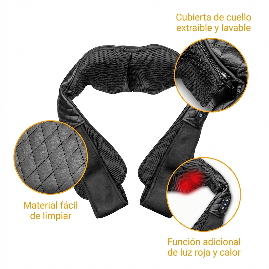 NMG 850 | Masajeador de cuello Gel-Shiatsu