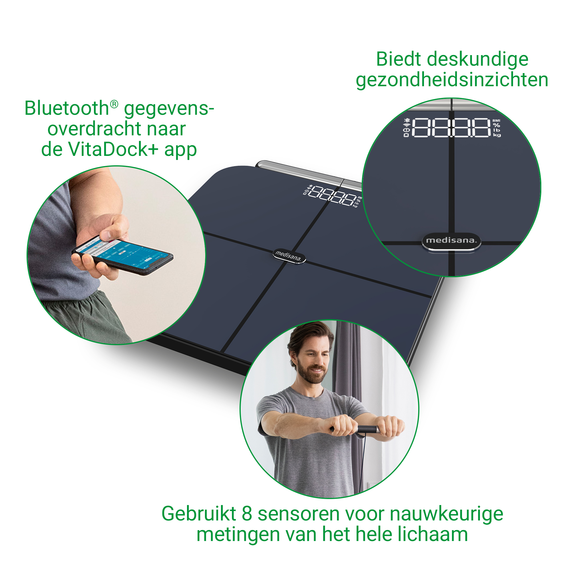 medisana BS 850 connect lichaamsanalyseweegschaal