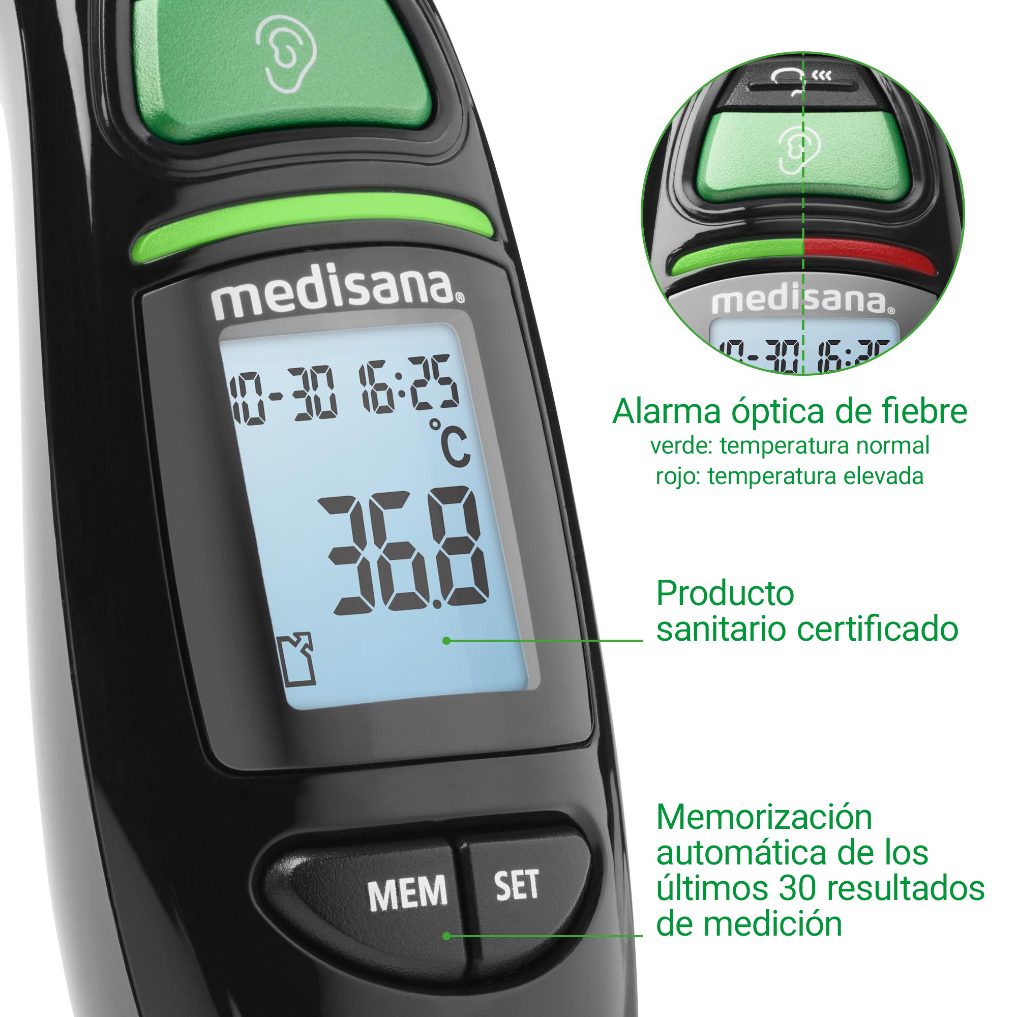 TM 750 | Termómetro multifunción por infrarrojos