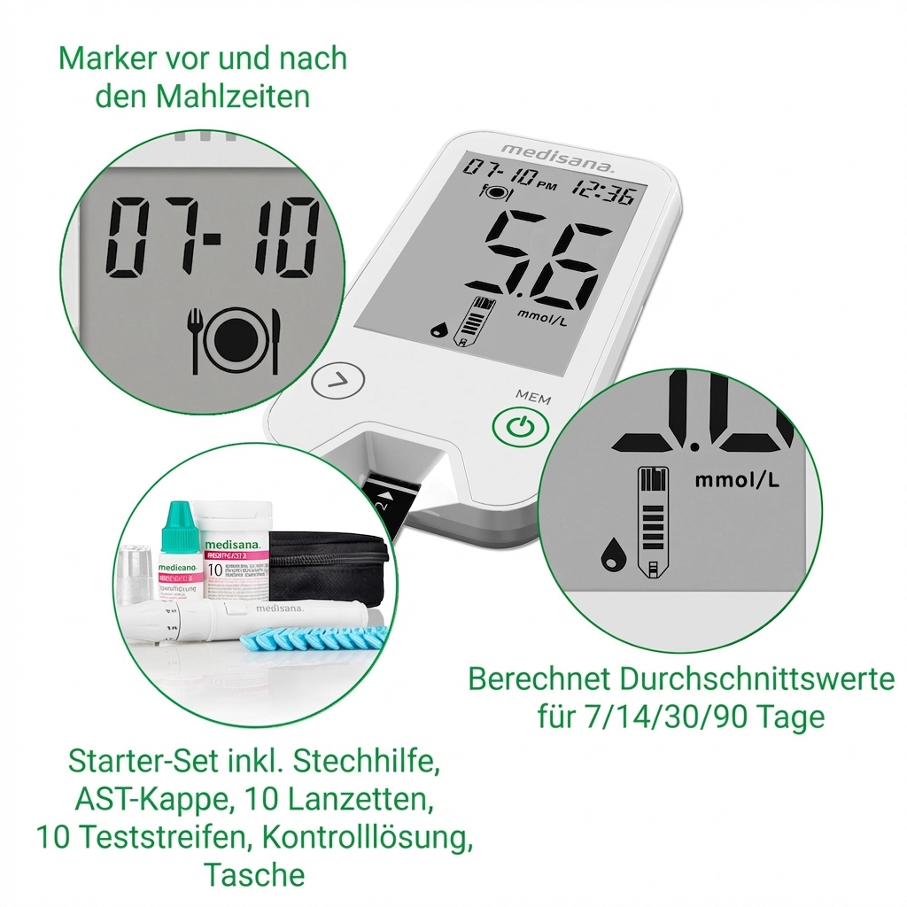 MediTouch 2 mmol/L | bloedsuikermeter
