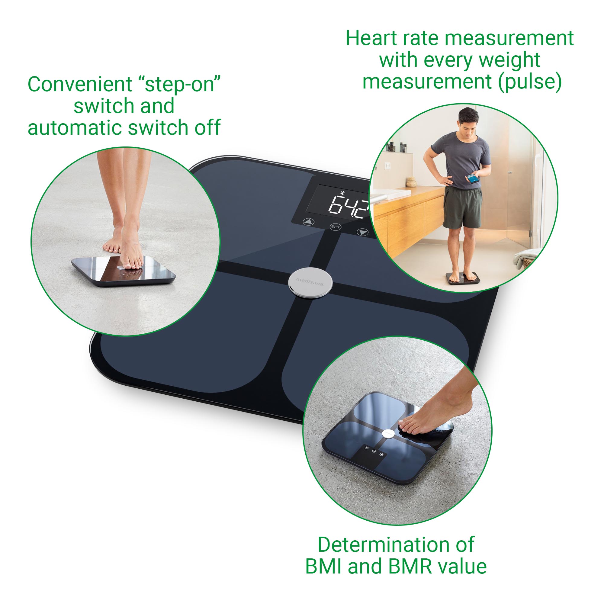 BS 650 connect | Wi‑Fi & Bluetooth Body Composition Scale