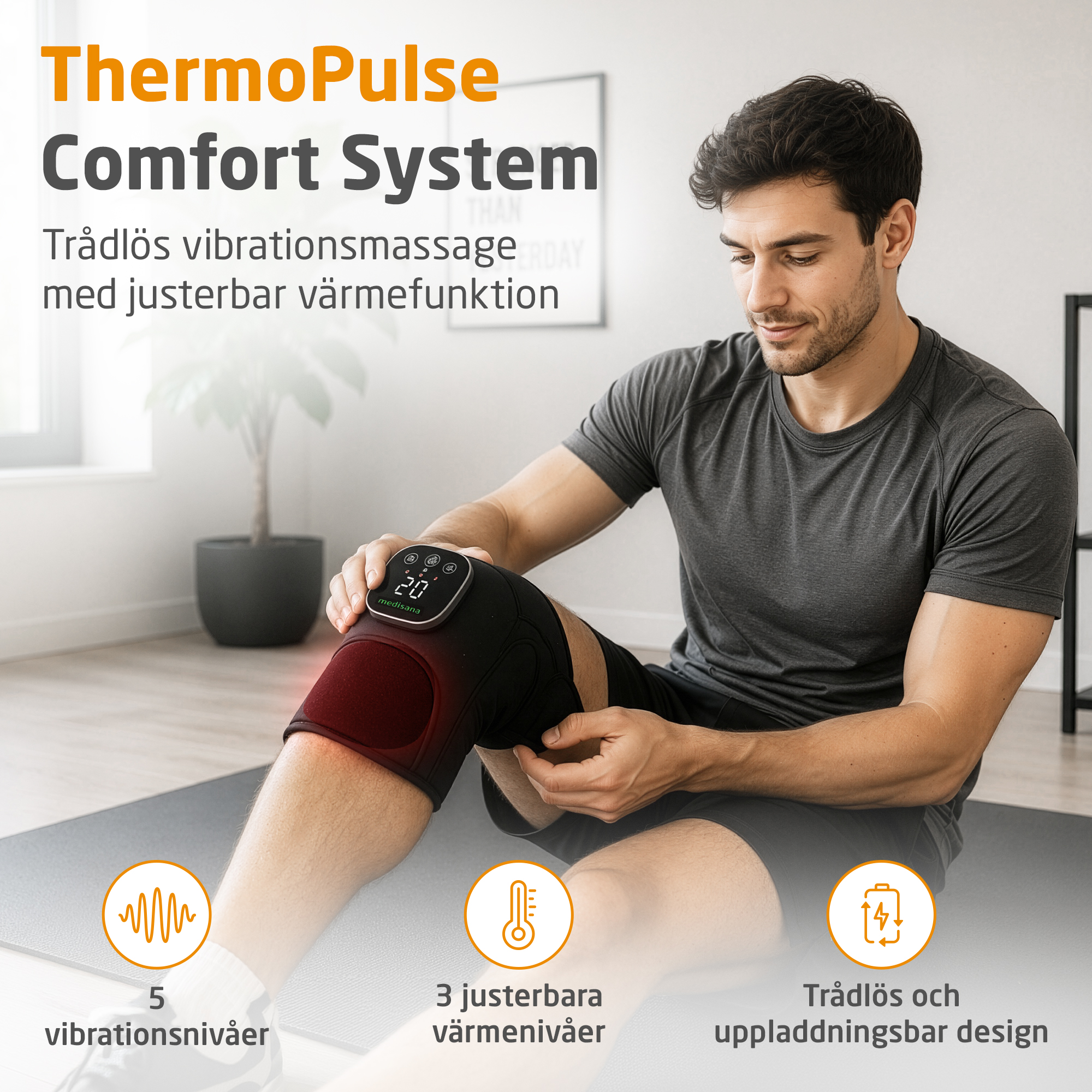 Cordless Vibrating Knee Massager | KM 100