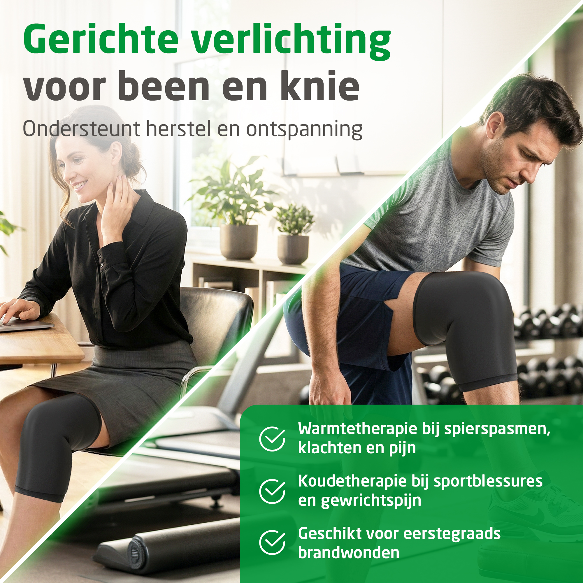 GP 105 | Warm- en koudkompres voor het been