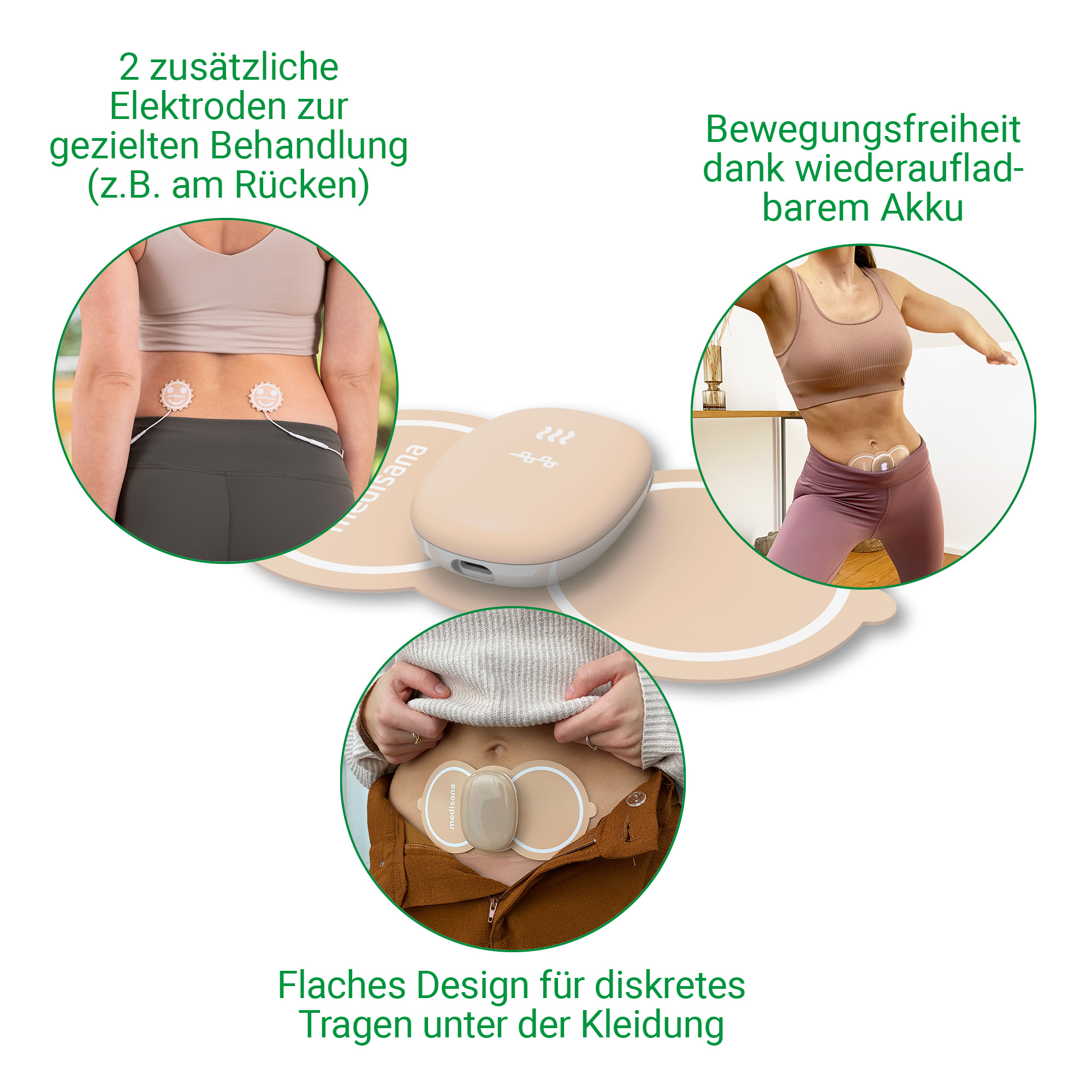 TT 250 | Menstrual Pain Pad with TENS & Heat