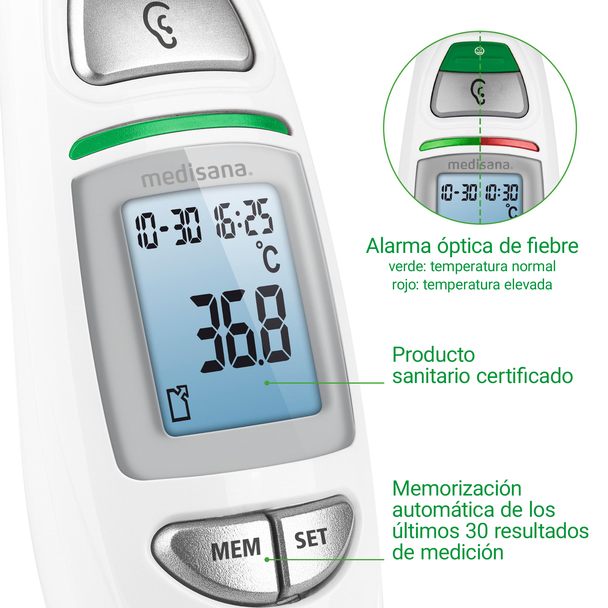 TM 750 | Termómetro multifuncional por infrarrojos