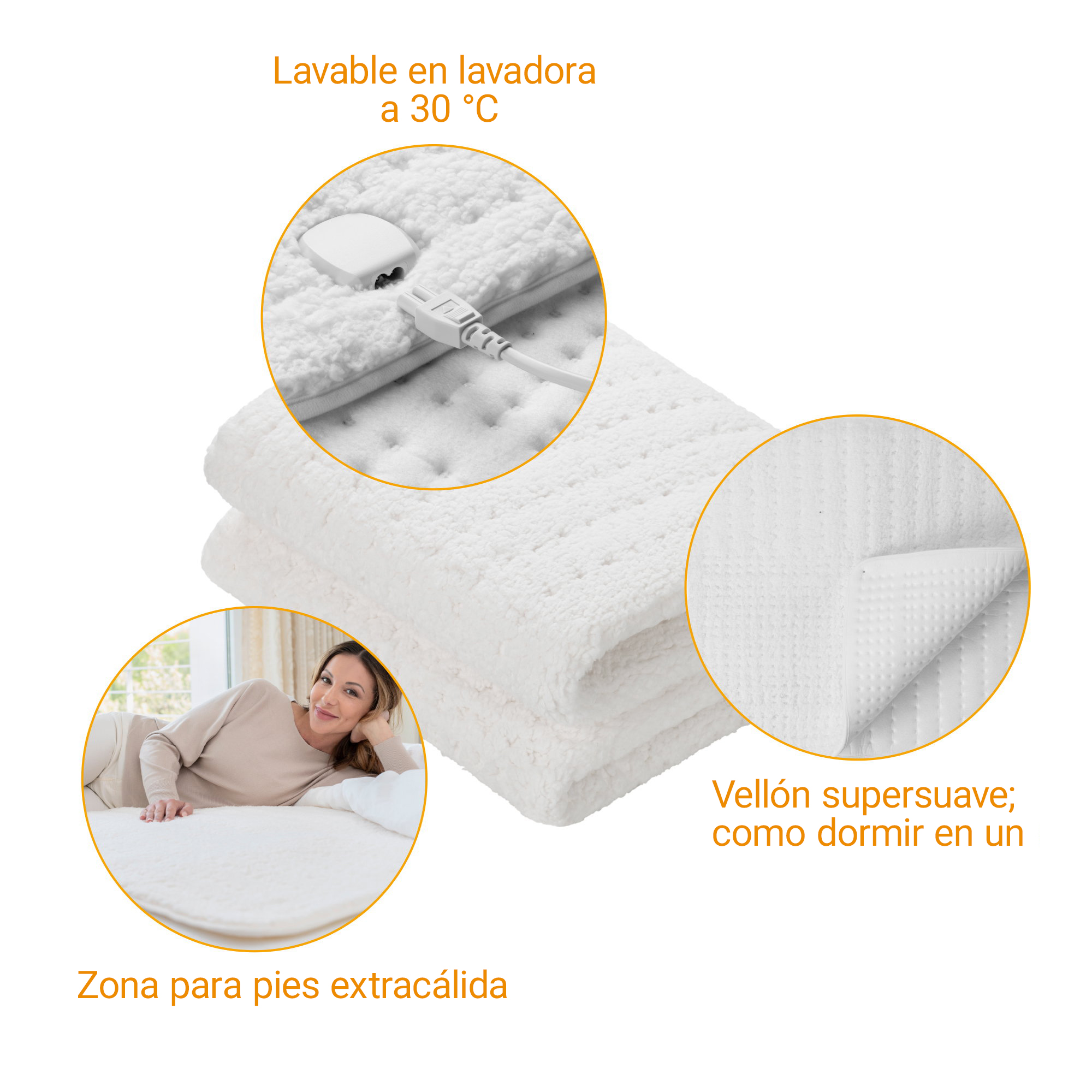 HU 672 | Maxi Fleece cubrecolchón térmico