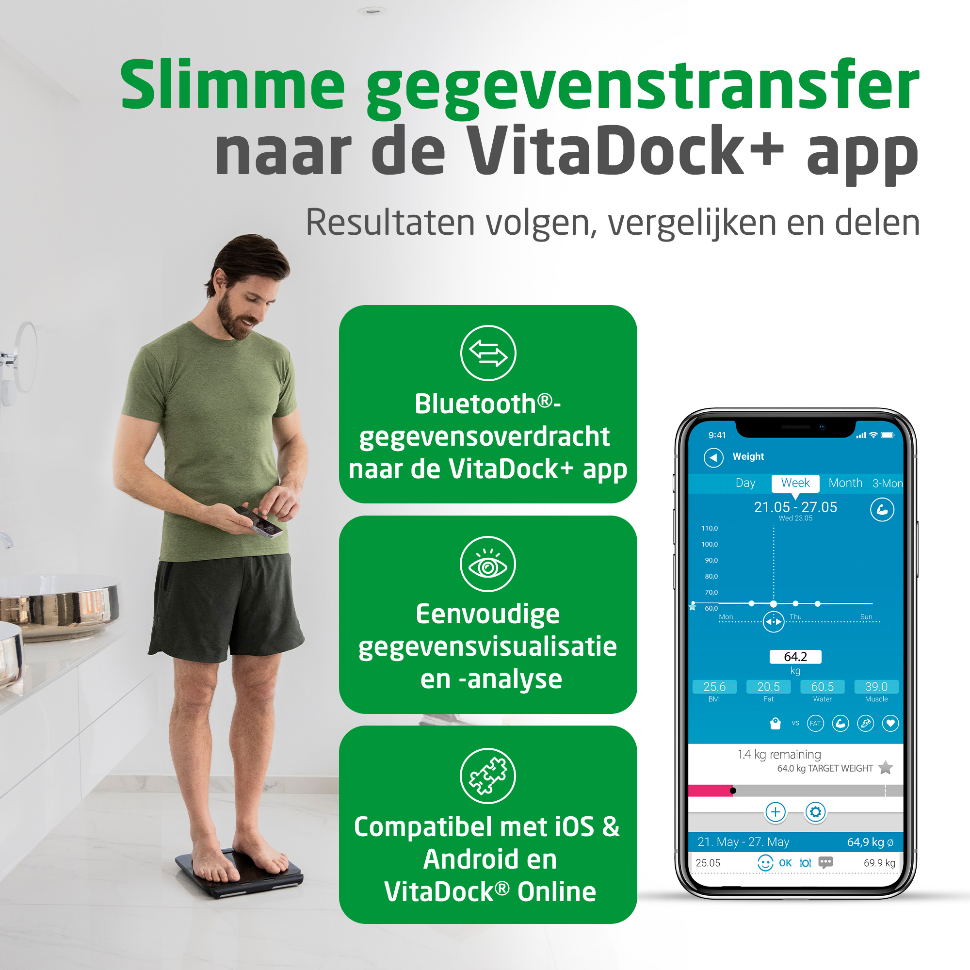 medisana BS 850 connect lichaamsanalyseweegschaal