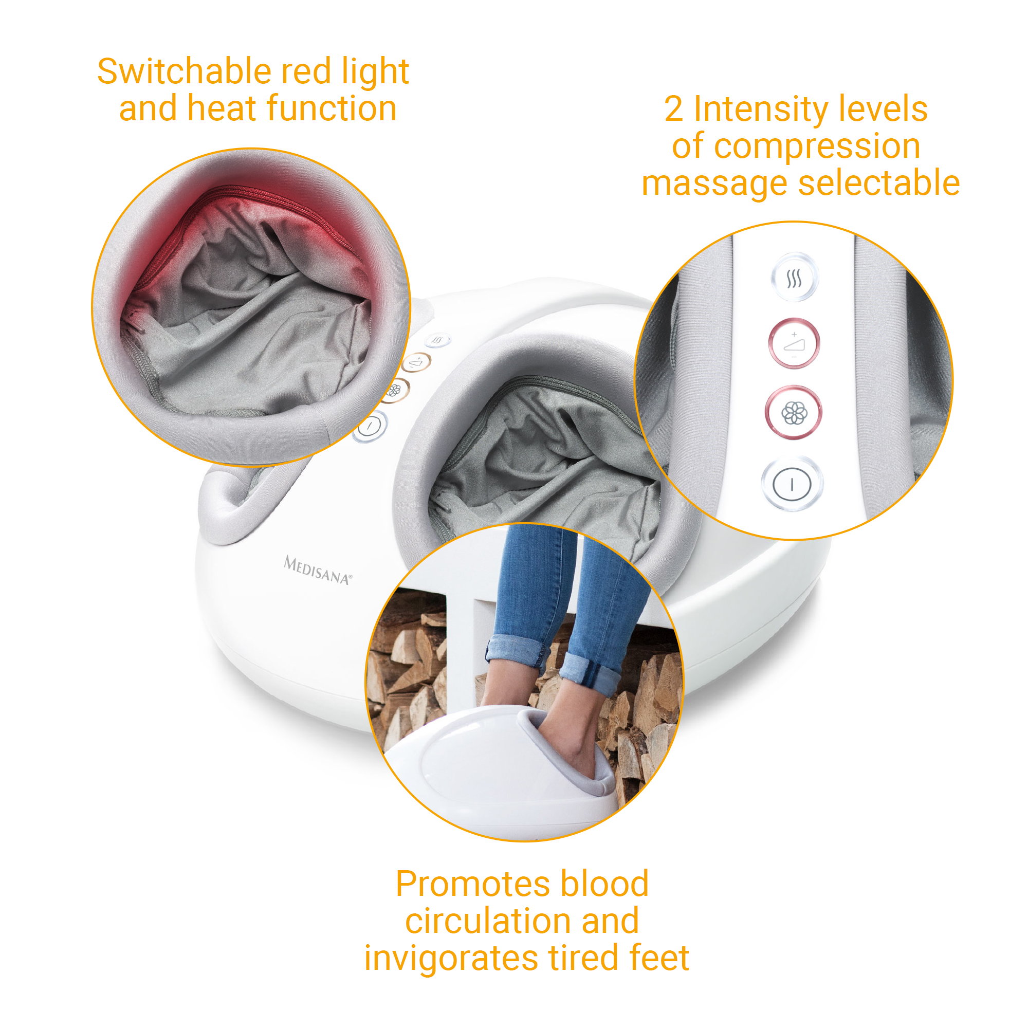 ca0f18403eb87d2fbcc7c93118d69797 FM 888 | Masajeador de pies Shiatsu