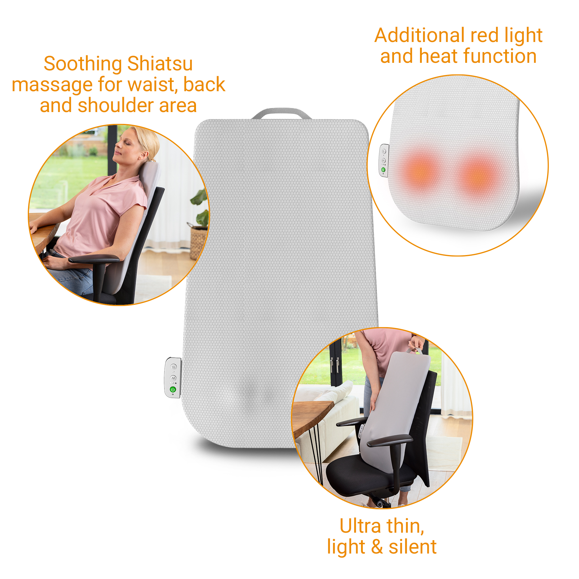 MC 600 | Shiatsu-rugmassageapparaat