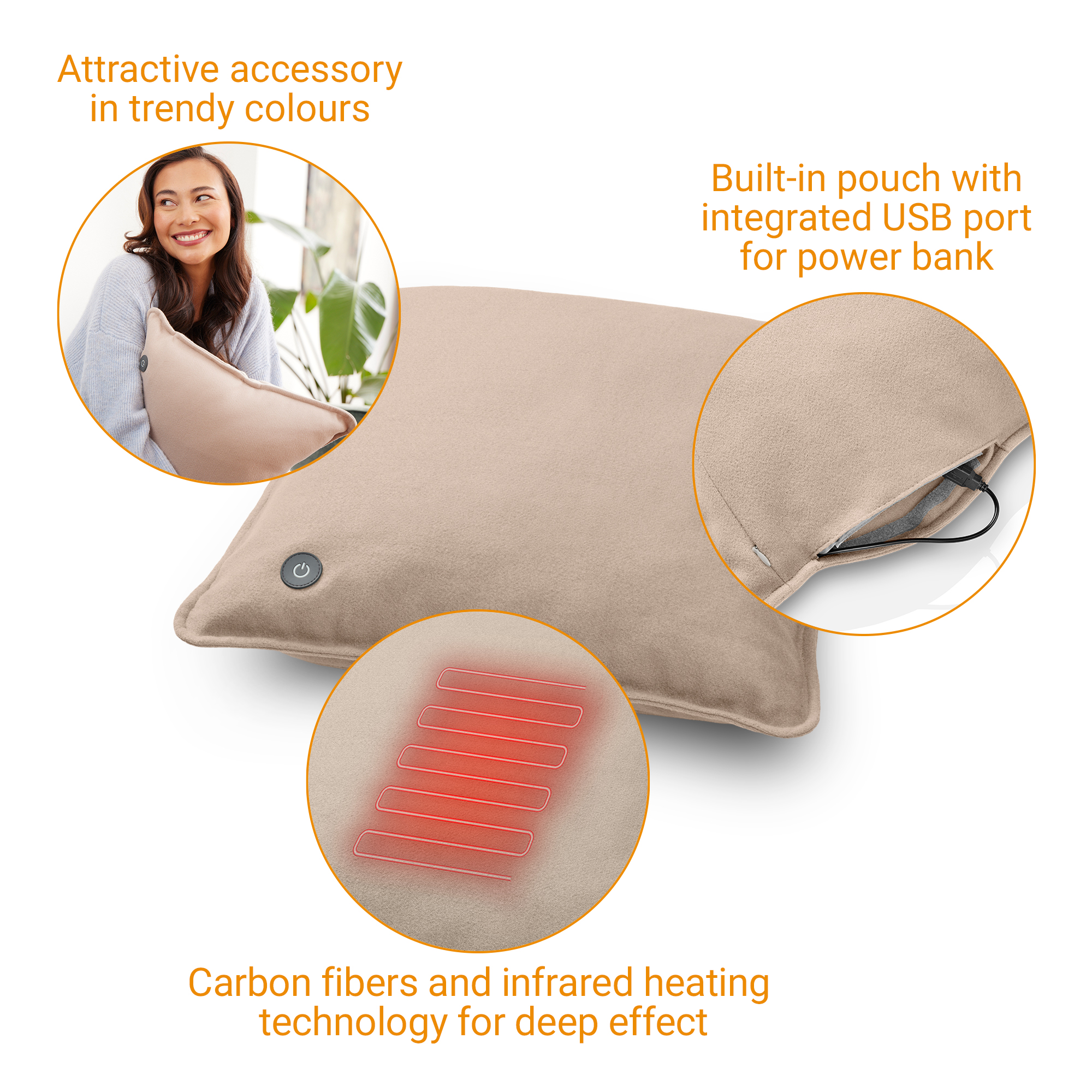 e5d712ee745c8a52fe551f47ab25f109 HC 200 | Heated Cushion - sand