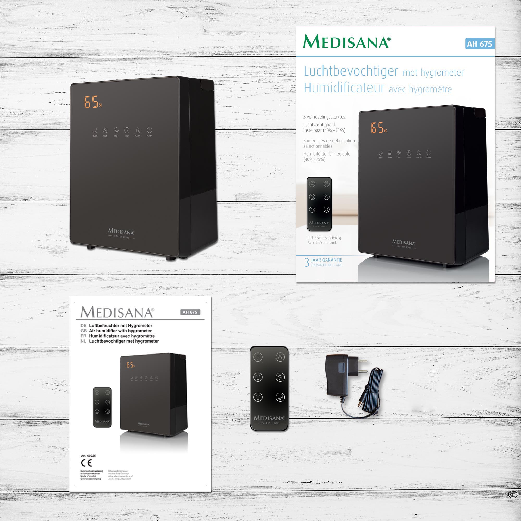 AH 675 | Humidificador con higrómetro