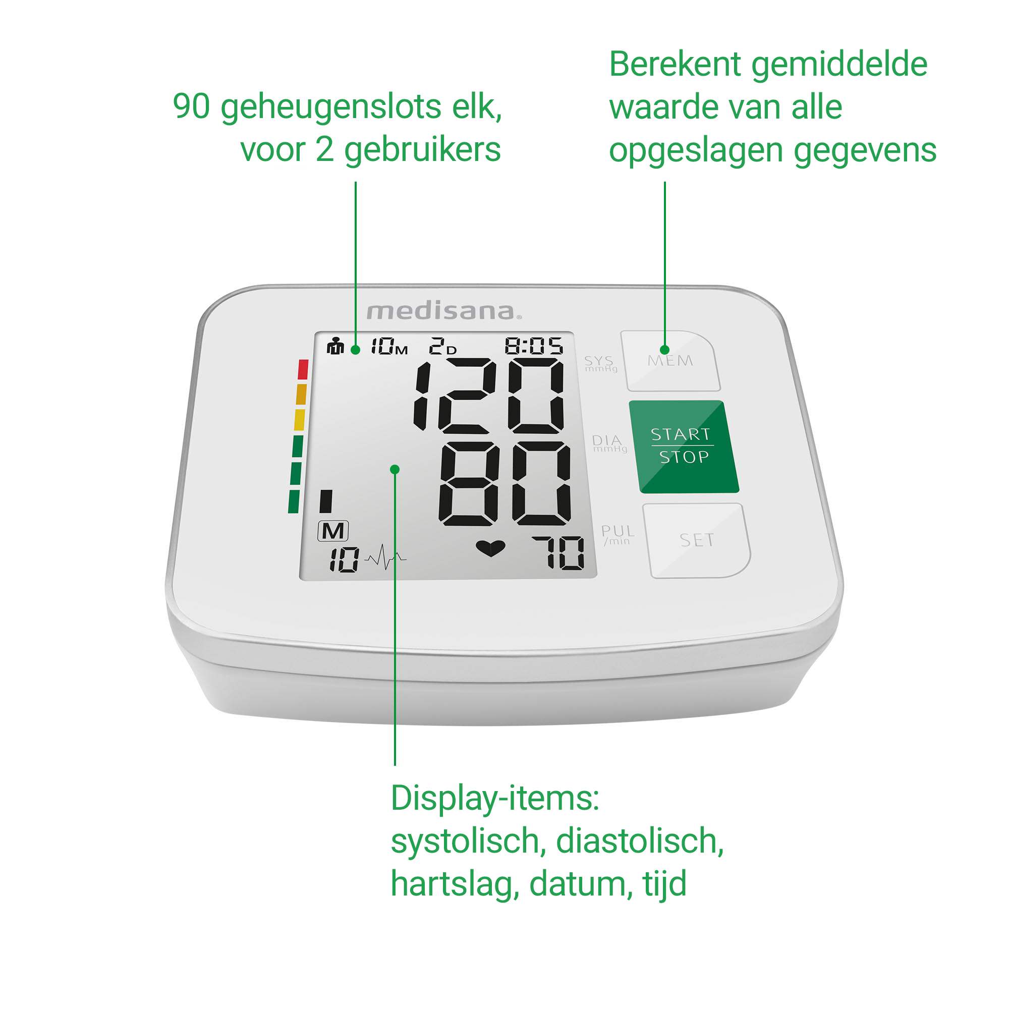 BU 512 | bovenarm-bloeddrukmeter