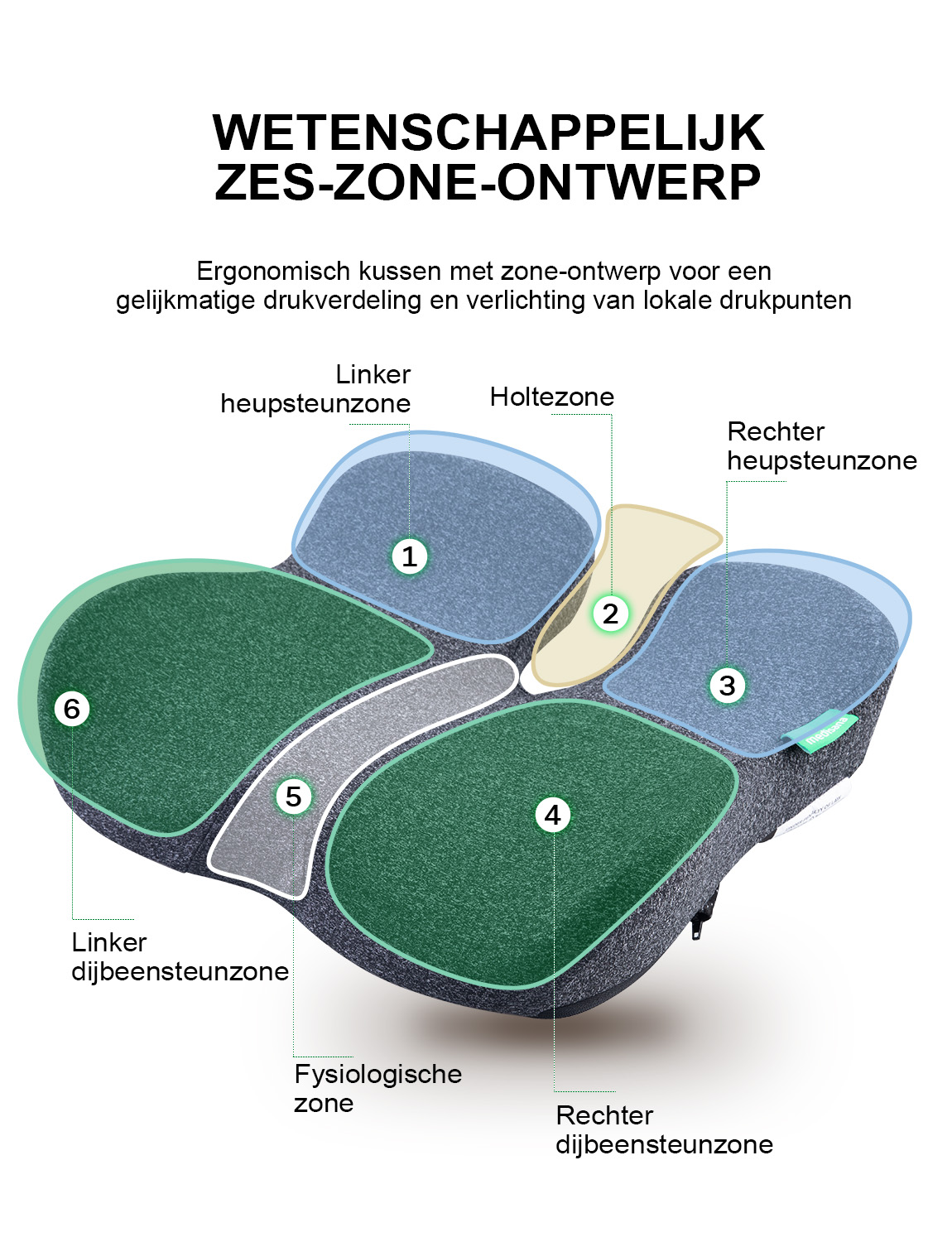medisana MC 100 Ergonomisch zitkussen