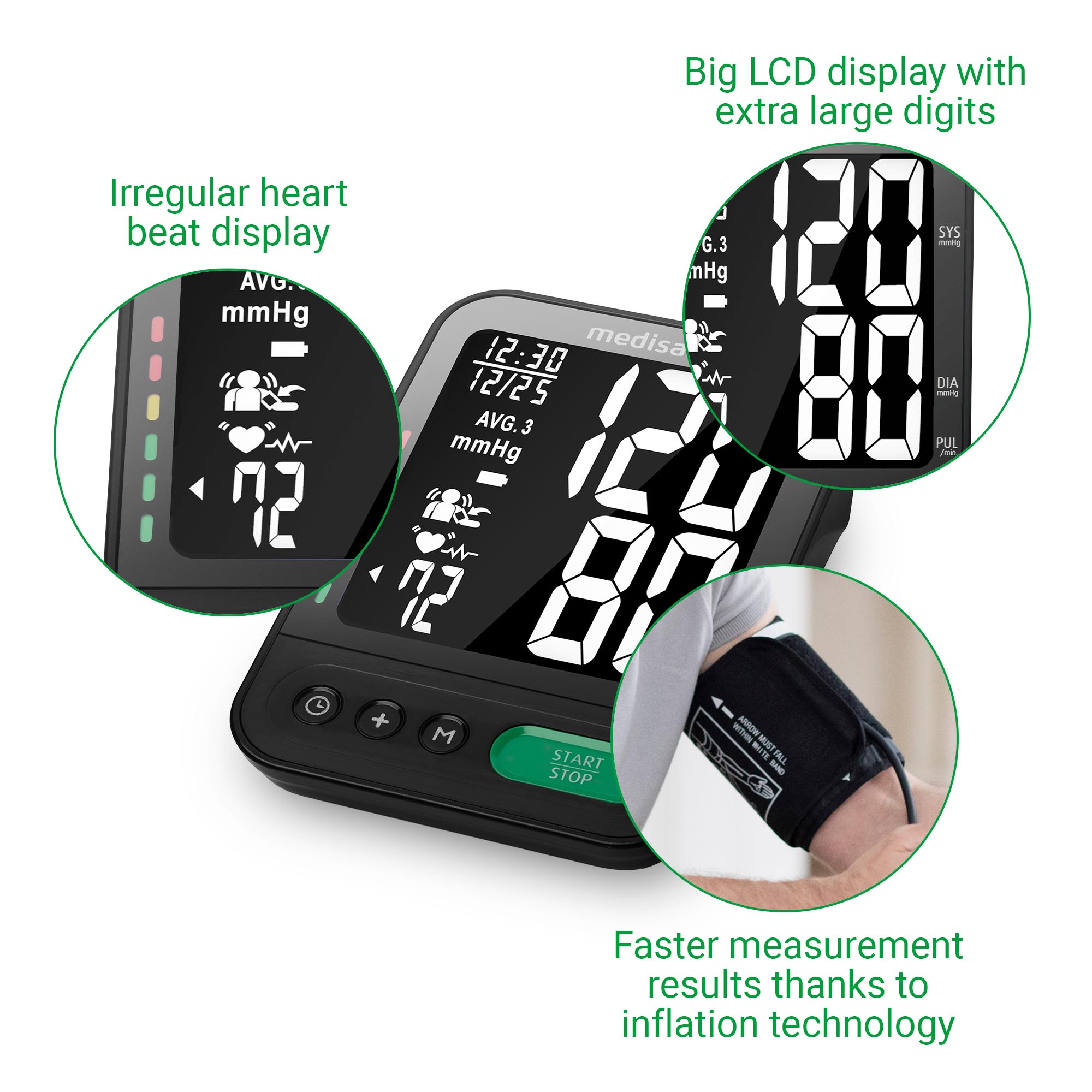 4bc9ee4ead0c2d9e3de9b081f84f3223 BU 582 | Upper arm blood pressure monitor