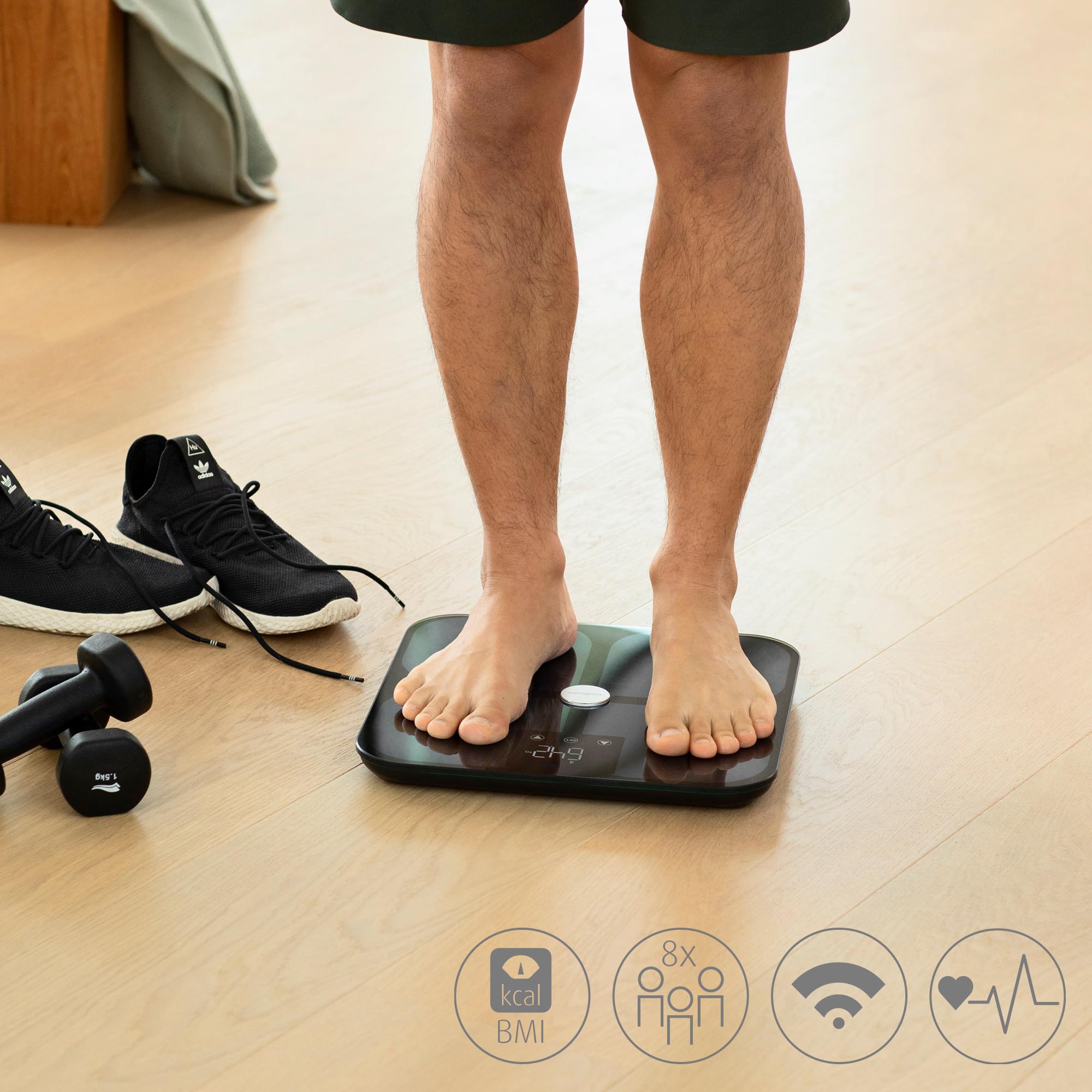 b4fa8b889d7f916e4121964e94ae6f5e BS 650 connect | Wifi & Bluetooth Body Analysis Scale