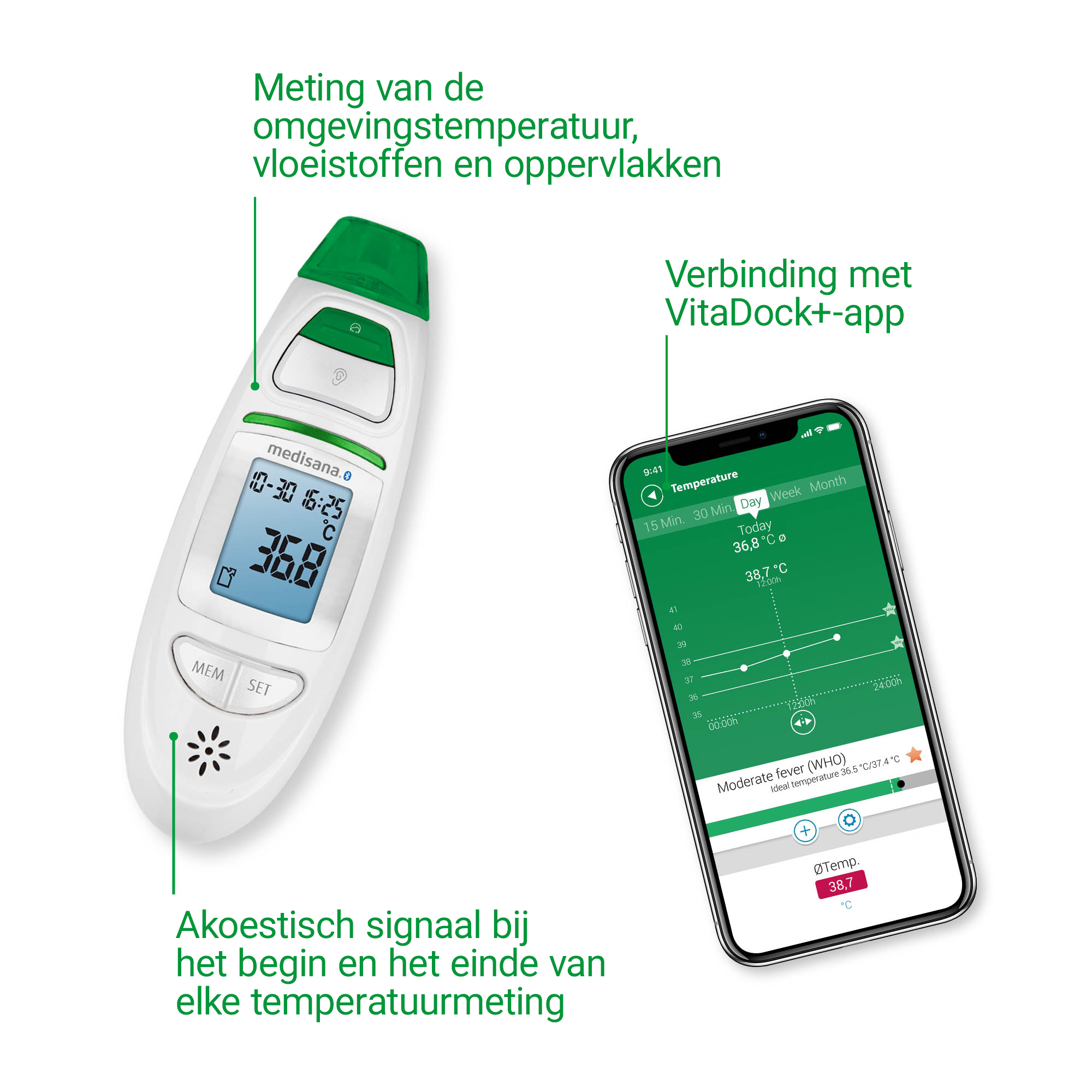 TM 750 connect | Multifunctionele thermometer